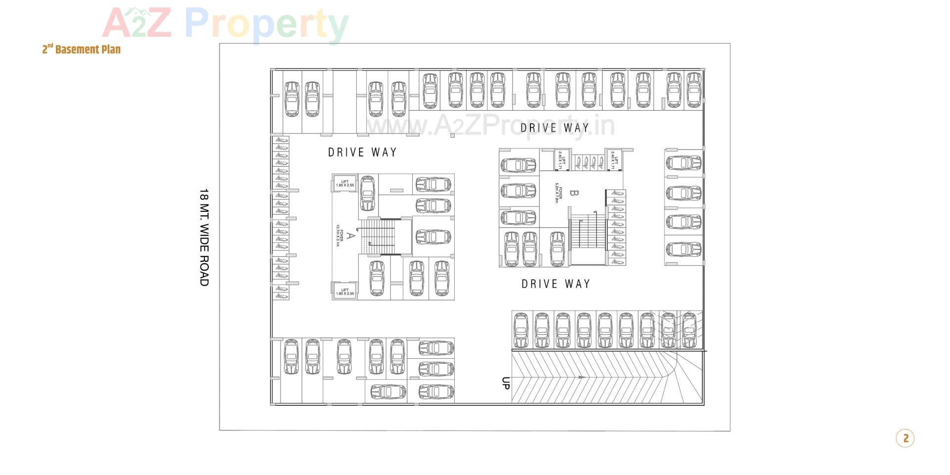 Layout of real estate project The Q located at Chharodi, Ahmedabad, Gujarat