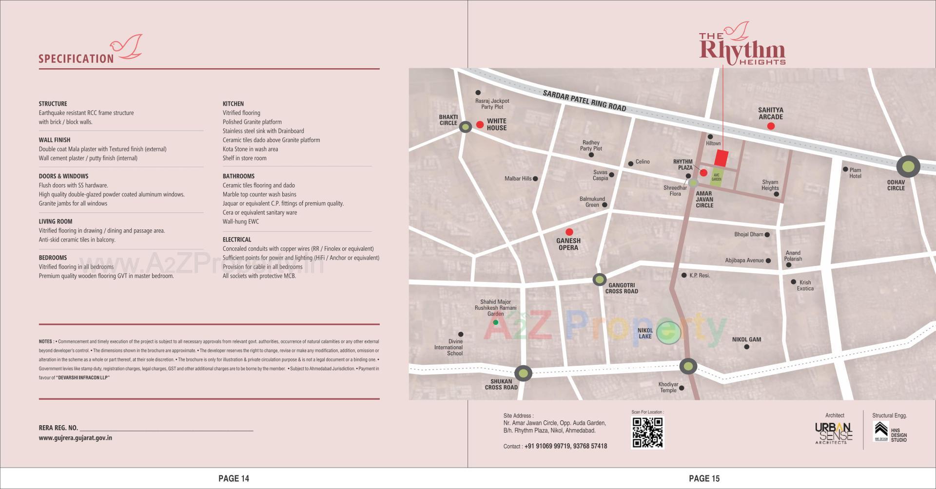  of real estate project The Rhythm Heights located at Nikol, Ahmedabad, Gujarat