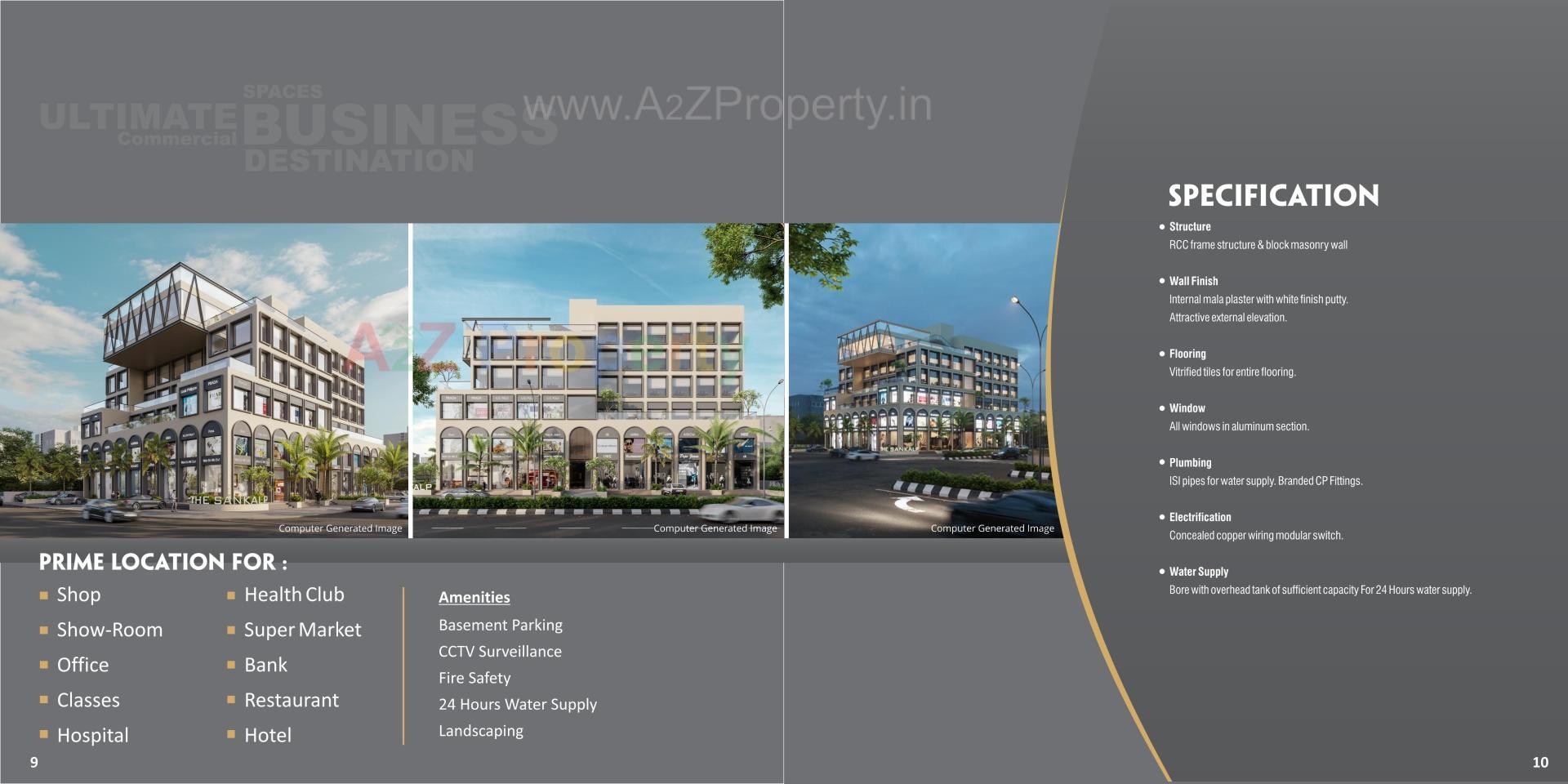  of real estate project The Sankalp located at Nana--chiloda, Ahmedabad, Gujarat