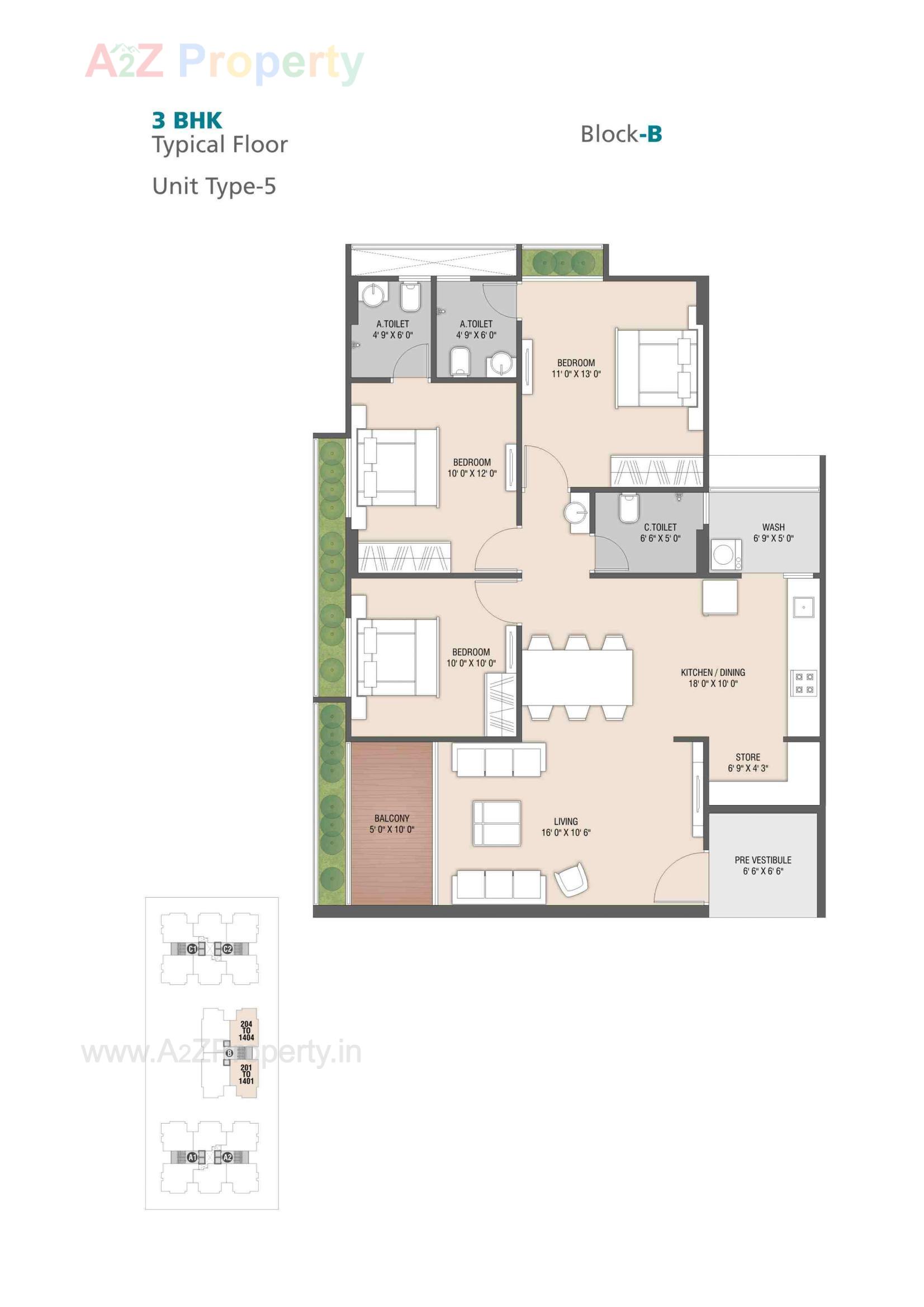 Layout of real estate project The Skylark located at Nikol, Ahmedabad, Gujarat
