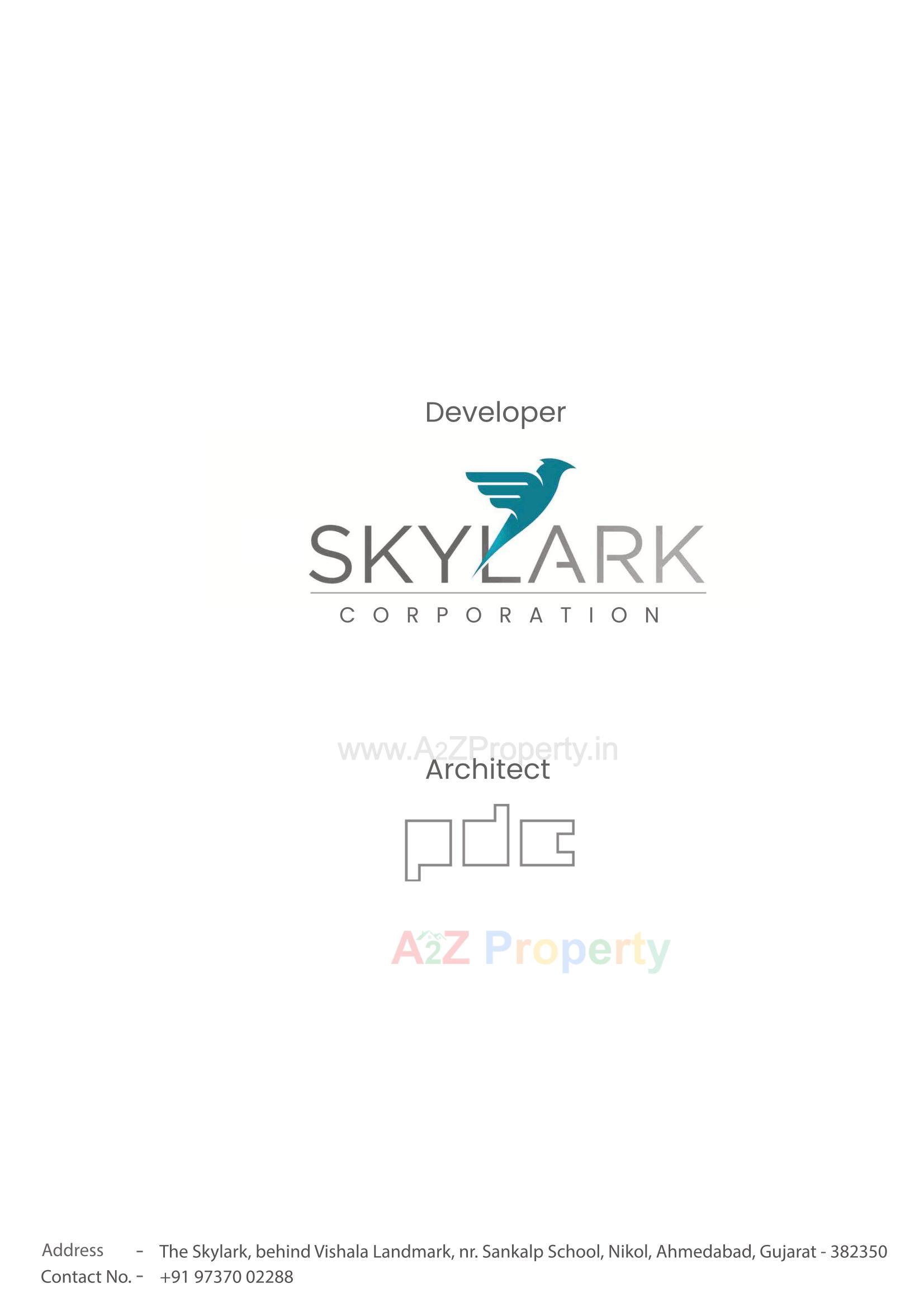  of real estate project The Skylark located at Nikol, Ahmedabad, Gujarat