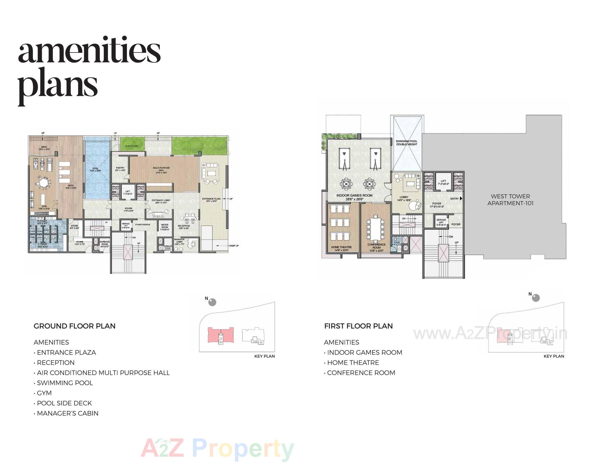 Layout of real estate project The Storeys located at Ahmedabad, Ahmedabad, Gujarat