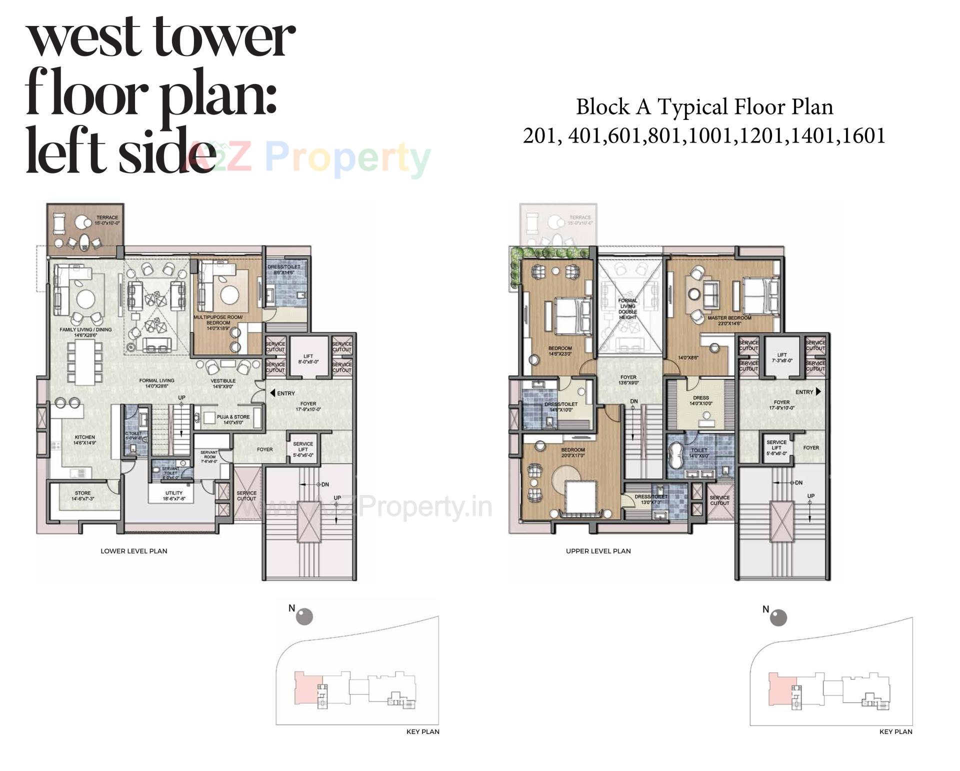 Layout of real estate project The Storeys located at Ahmedabad, Ahmedabad, Gujarat