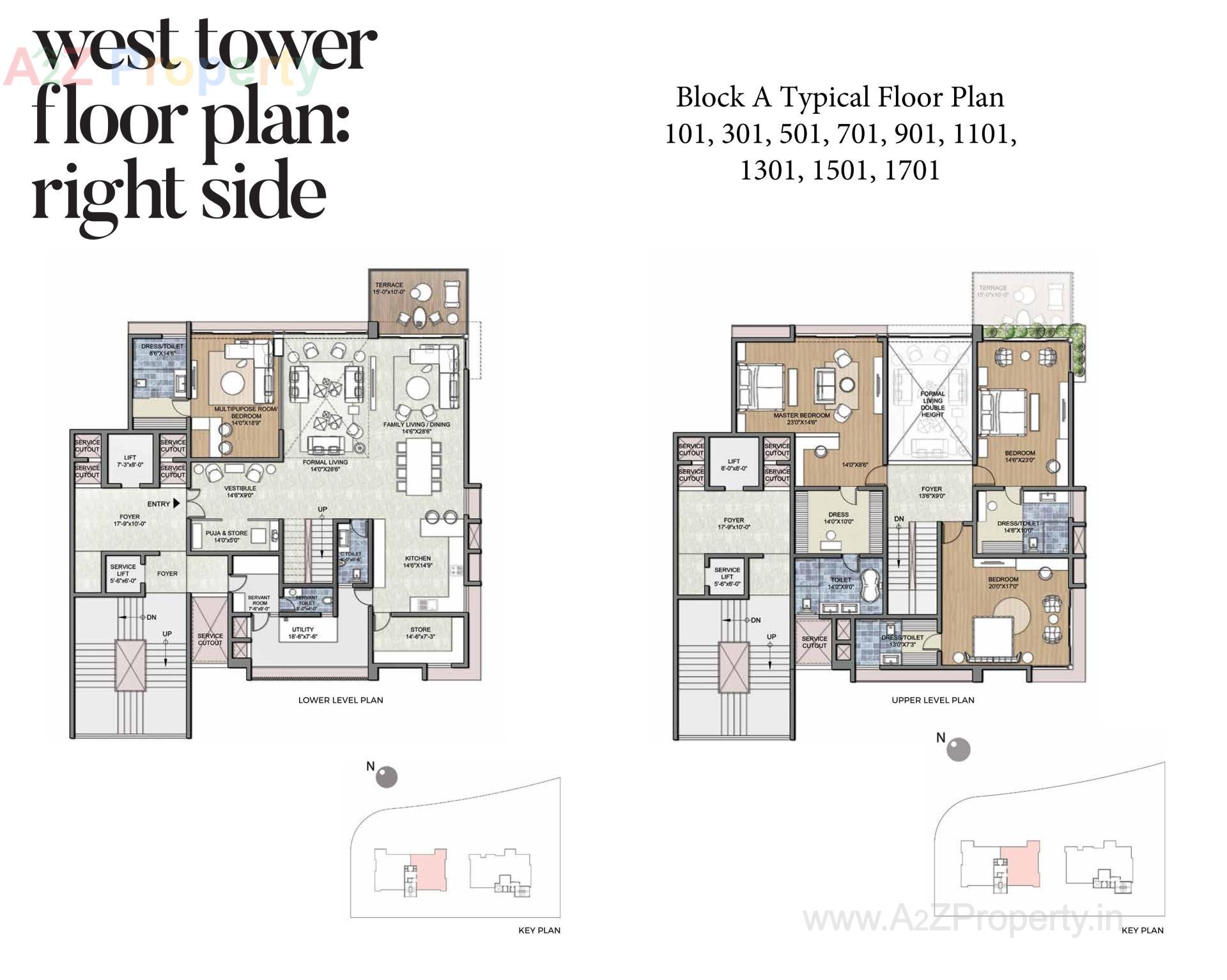Layout of real estate project The Storeys located at Ahmedabad, Ahmedabad, Gujarat