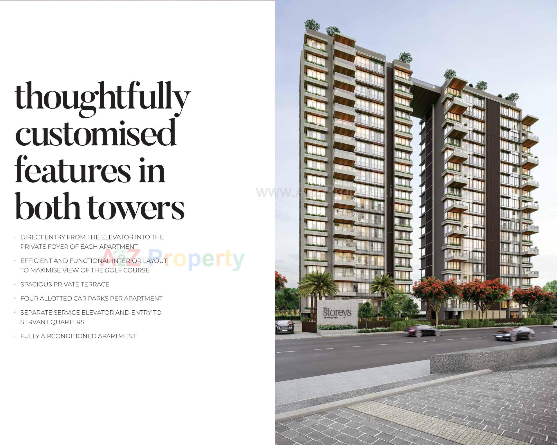 3D Elevation of real estate project The Storeys located at Ahmedabad, Ahmedabad, Gujarat