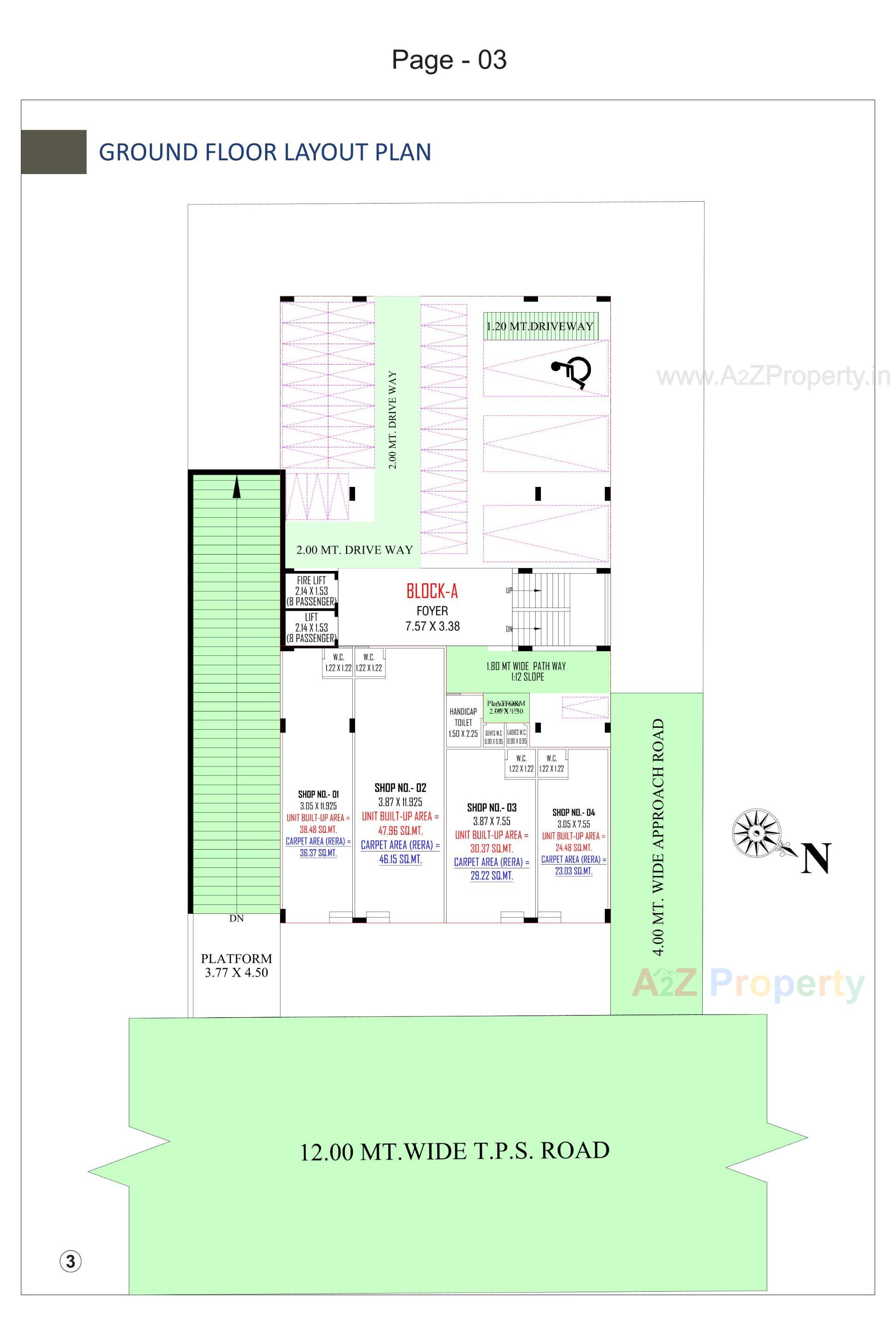Layout of real estate project The Sun Imperial located at Nikol, Ahmedabad, Gujarat