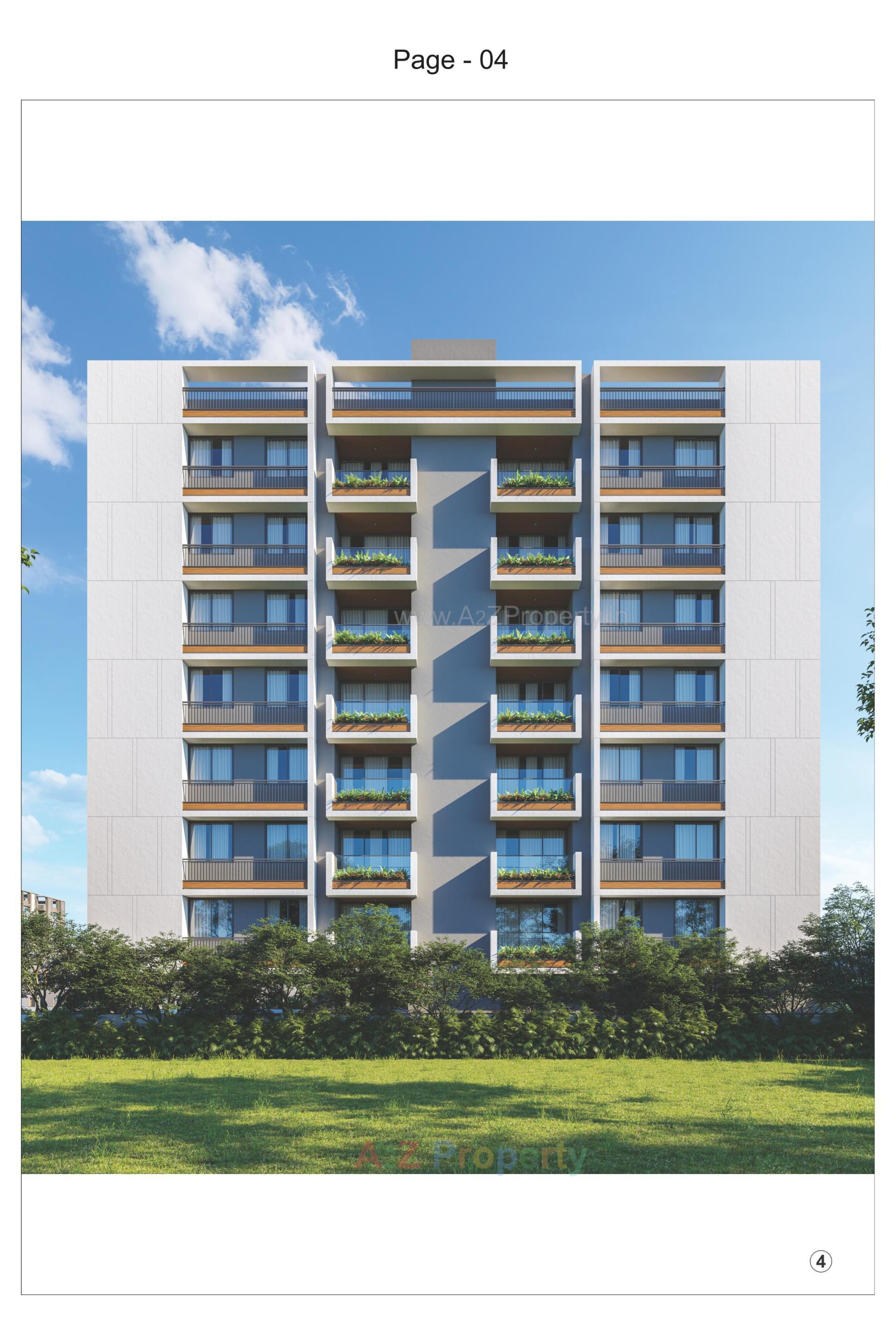 3D Elevation of real estate project The Sun Imperial located at Nikol, Ahmedabad, Gujarat