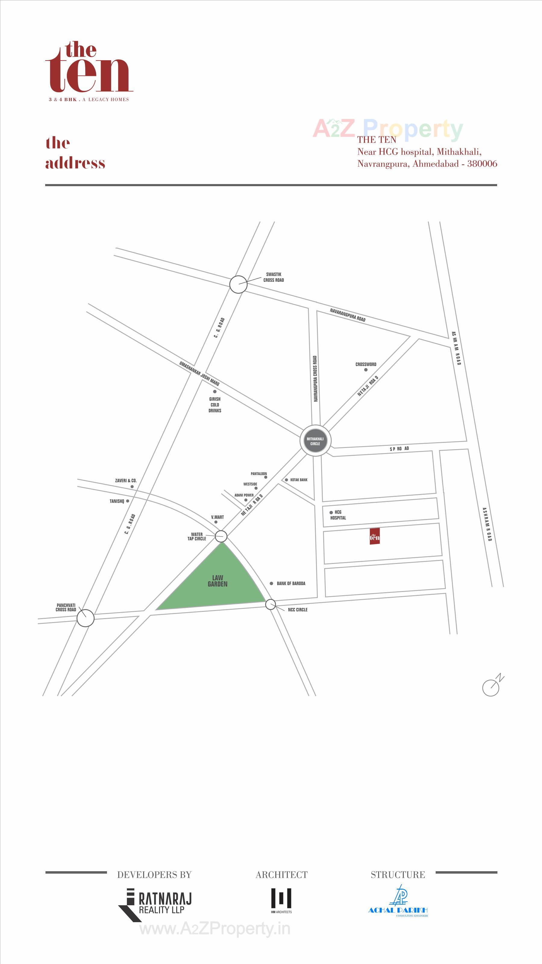  of real estate project The Ten located at Changispur, Ahmedabad, Gujarat