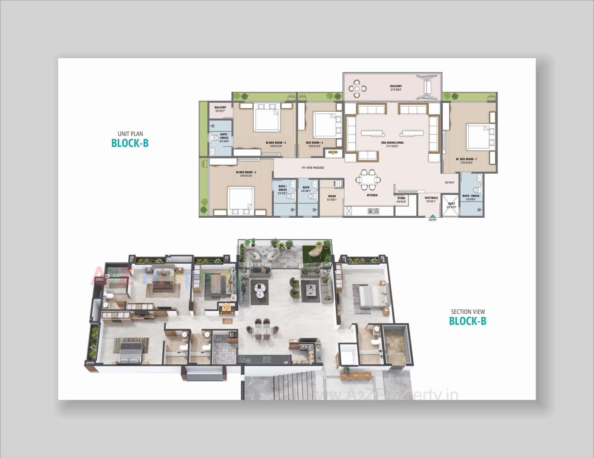 Layout of real estate project The Twin Towers located at Hanspura, Ahmedabad, Gujarat