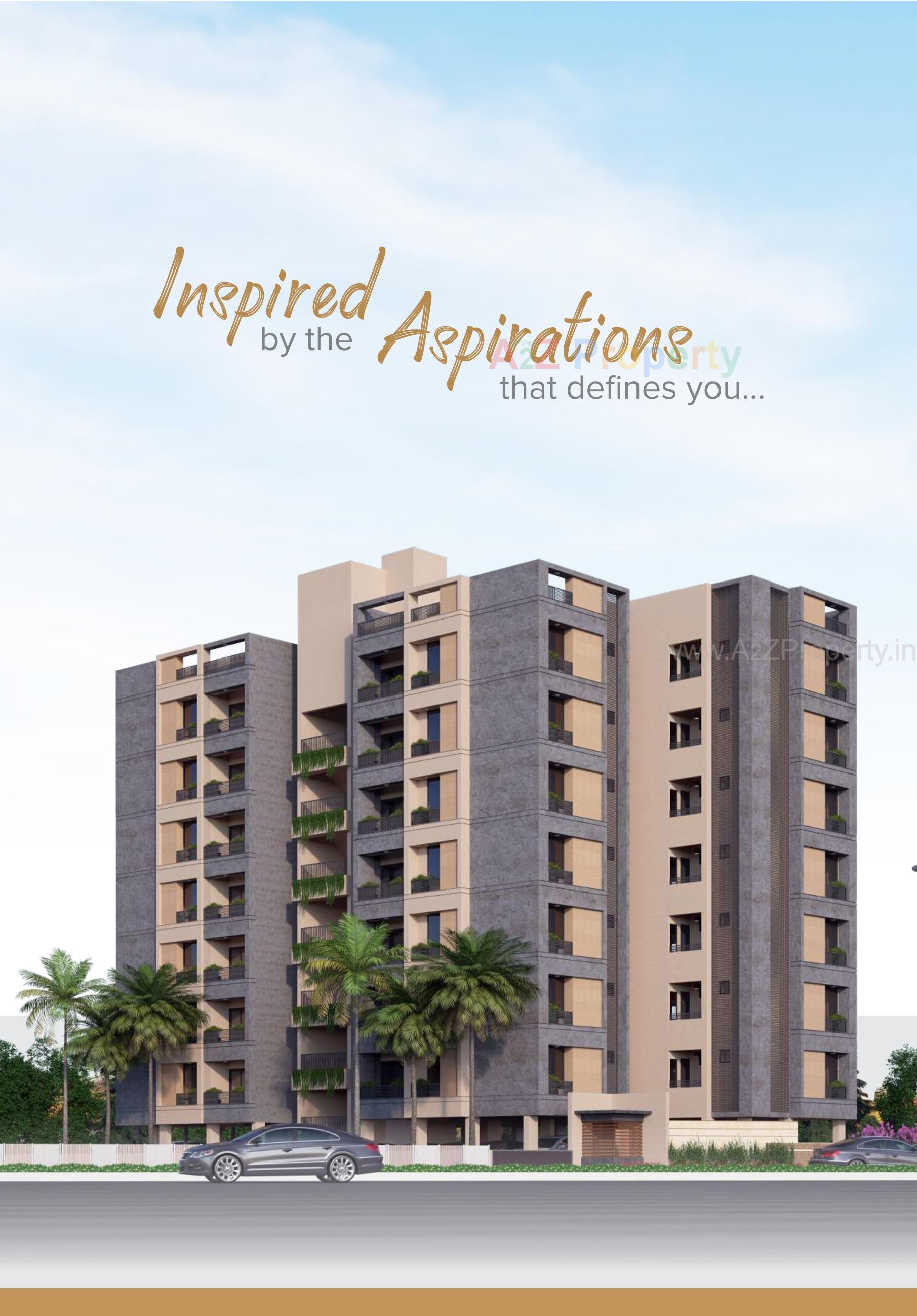 3D Elevation of real estate project The Vivanta located at Ahmedabad, Ahmedabad, Gujarat