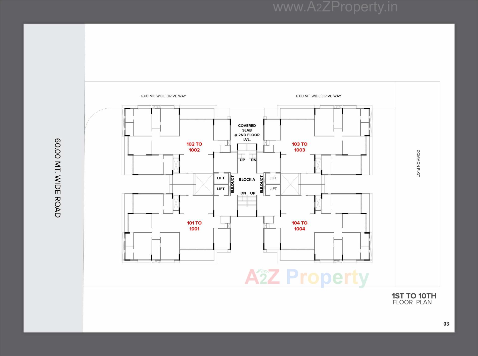 Layout of real estate project The White House located at Muthiya, Ahmedabad, Gujarat