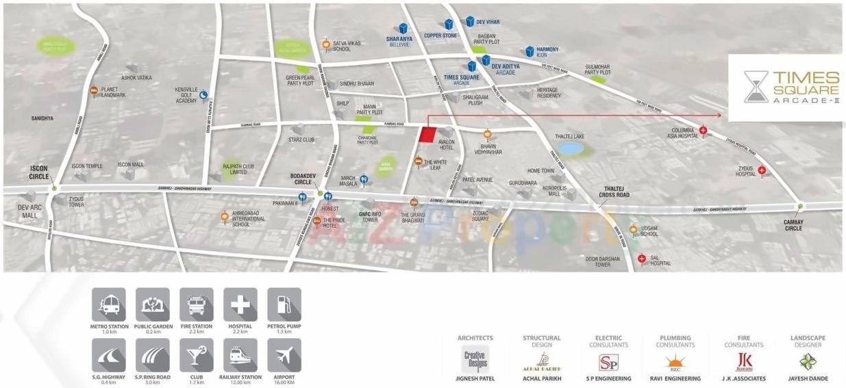  of real estate project Times Square Arcade located at City, Ahmedabad, Gujarat