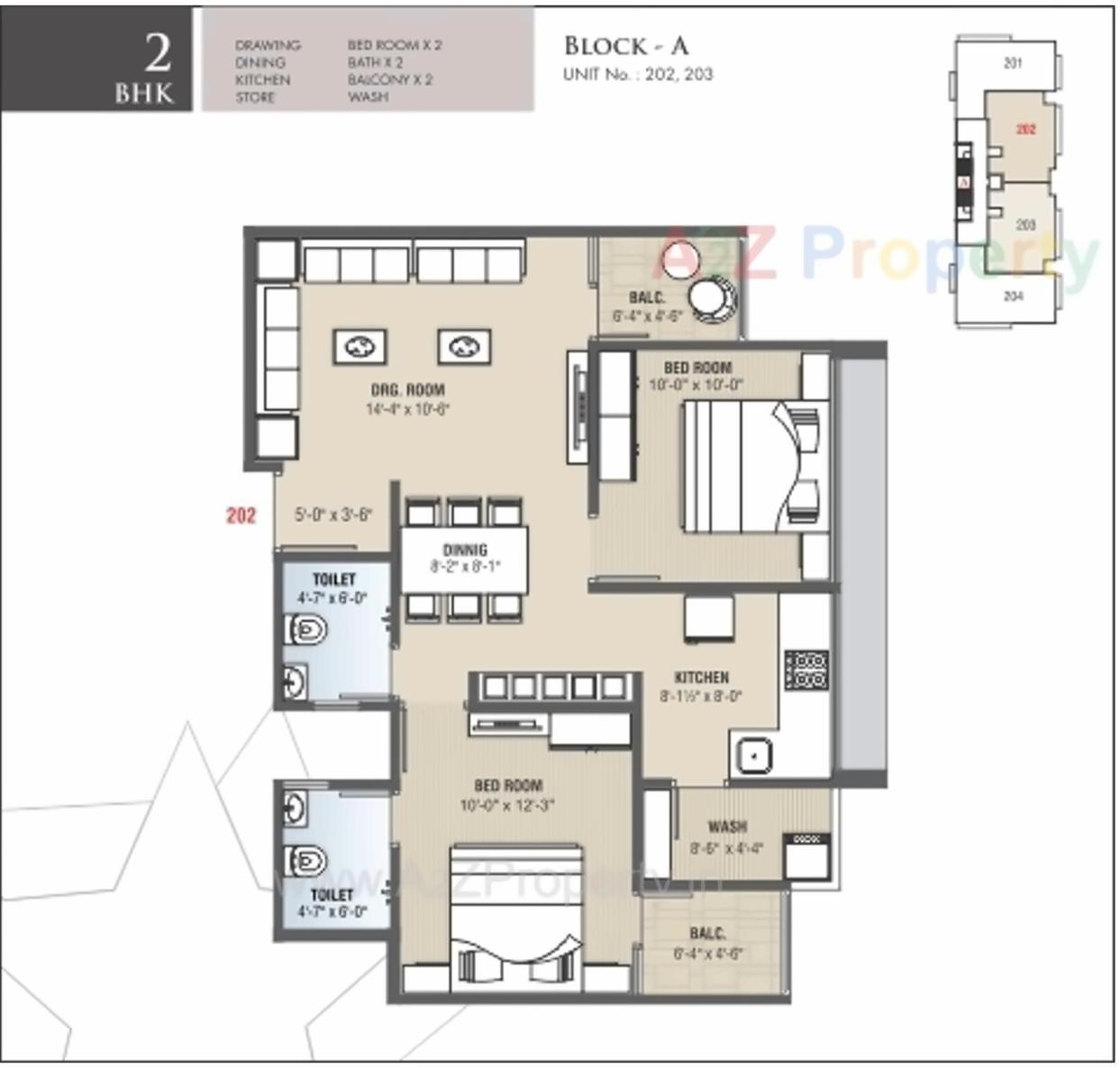 Layout of real estate project Tirmizi Hieghts located at City, Ahmedabad, Gujarat