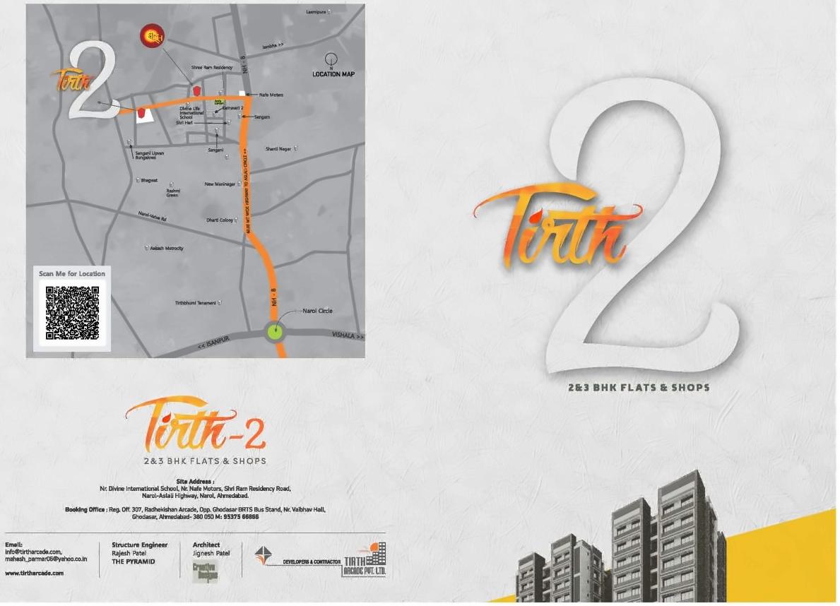  of real estate project Tirth located at Vatva, Ahmedabad, Gujarat