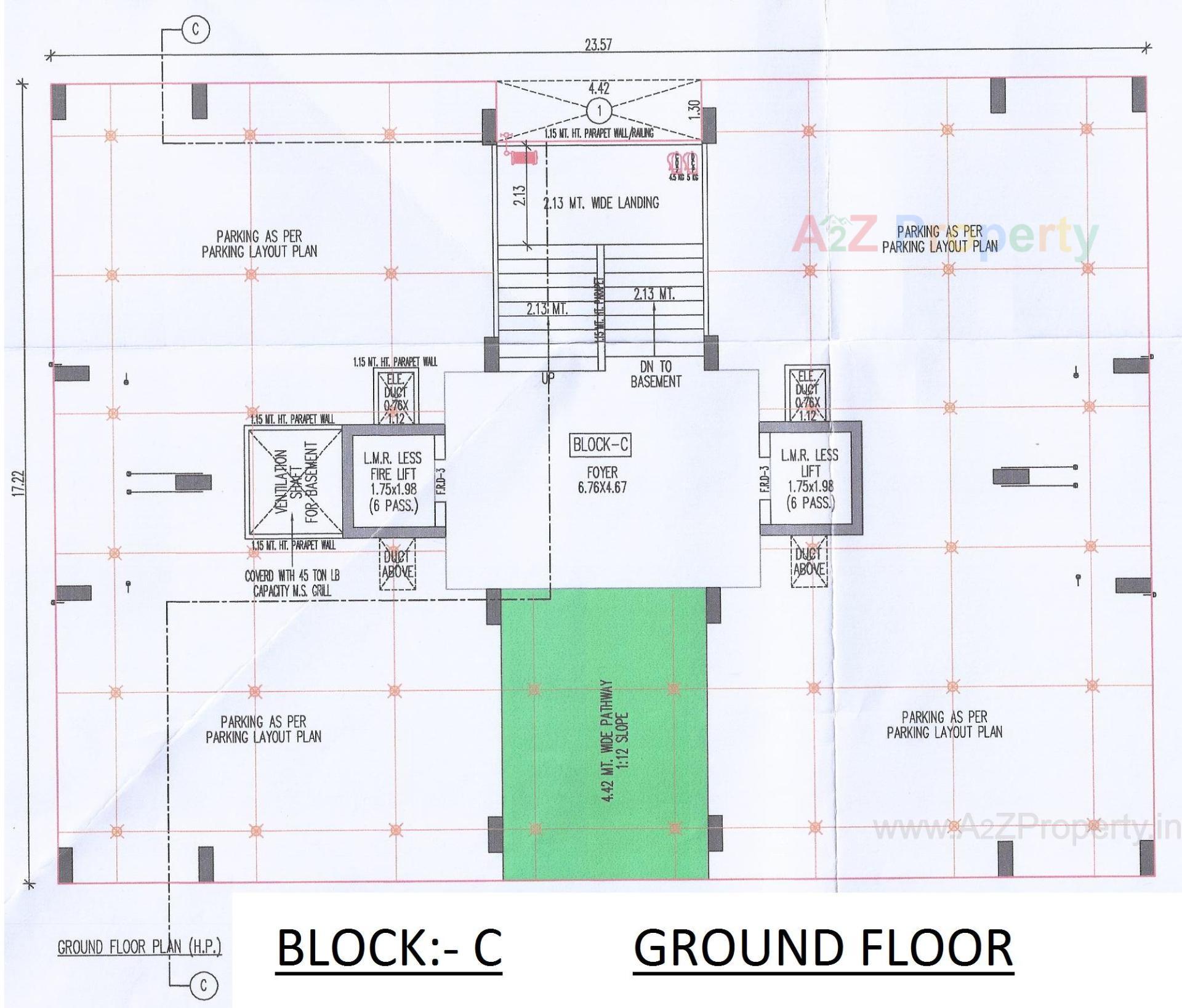 Layout of real estate project Tirth located at Vatva, Ahmedabad, Gujarat