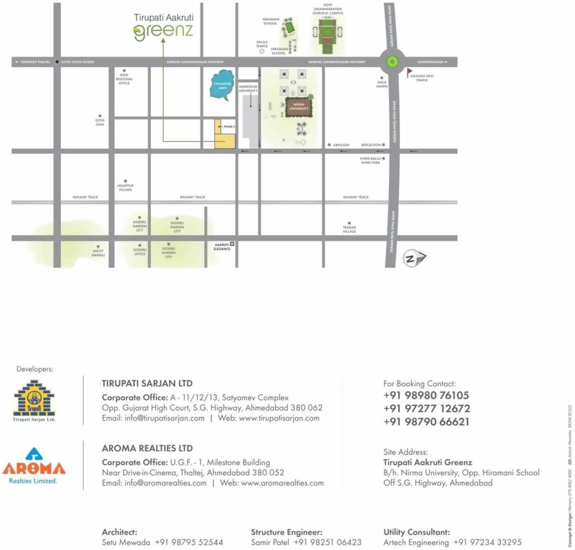  of real estate project Tirupati Aakruti Greenz located at Chharodi, Ahmedabad, Gujarat