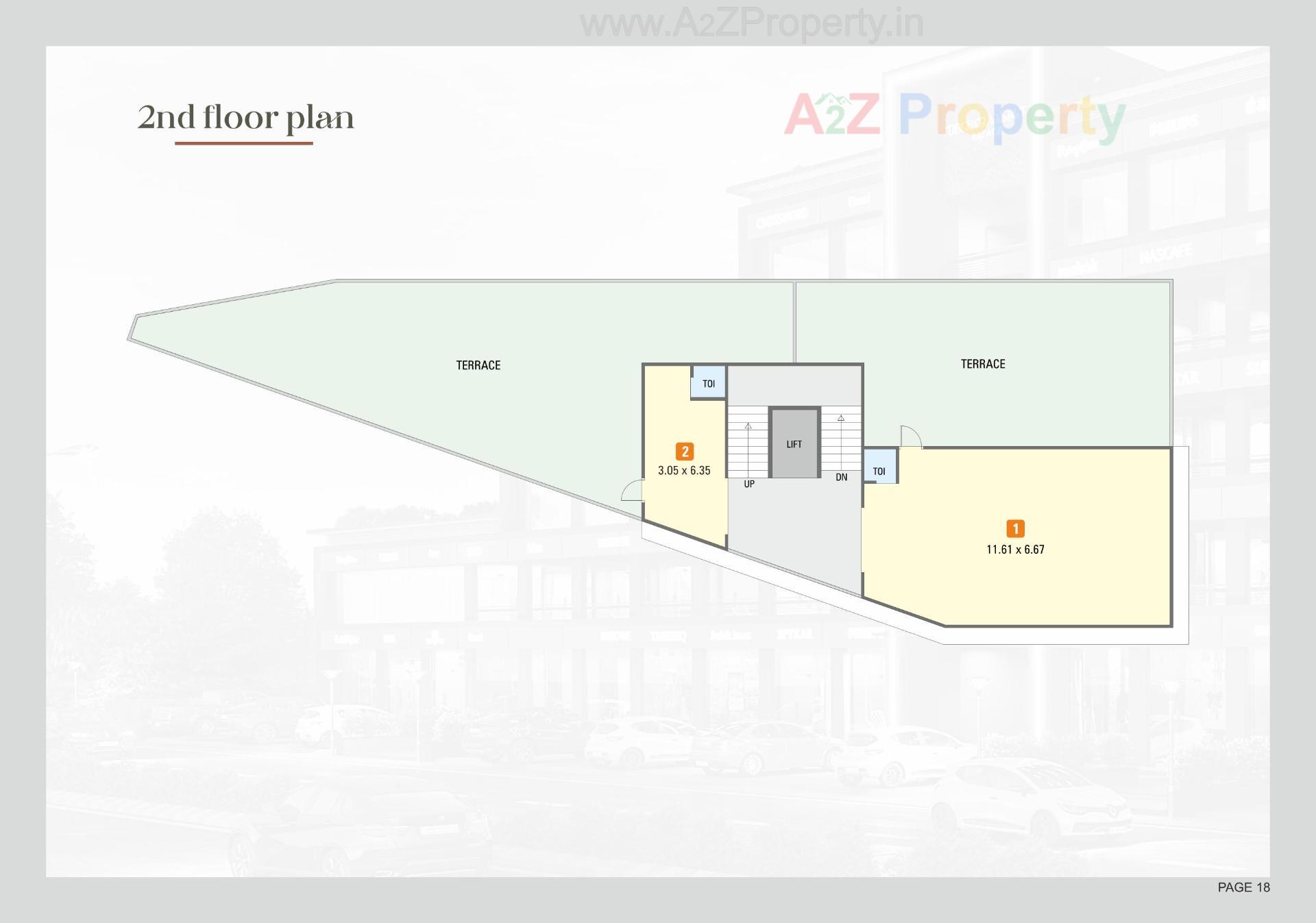 Layout of real estate project Tirupati Aakruti Industrial Estate located at Odhav, Ahmedabad, Gujarat