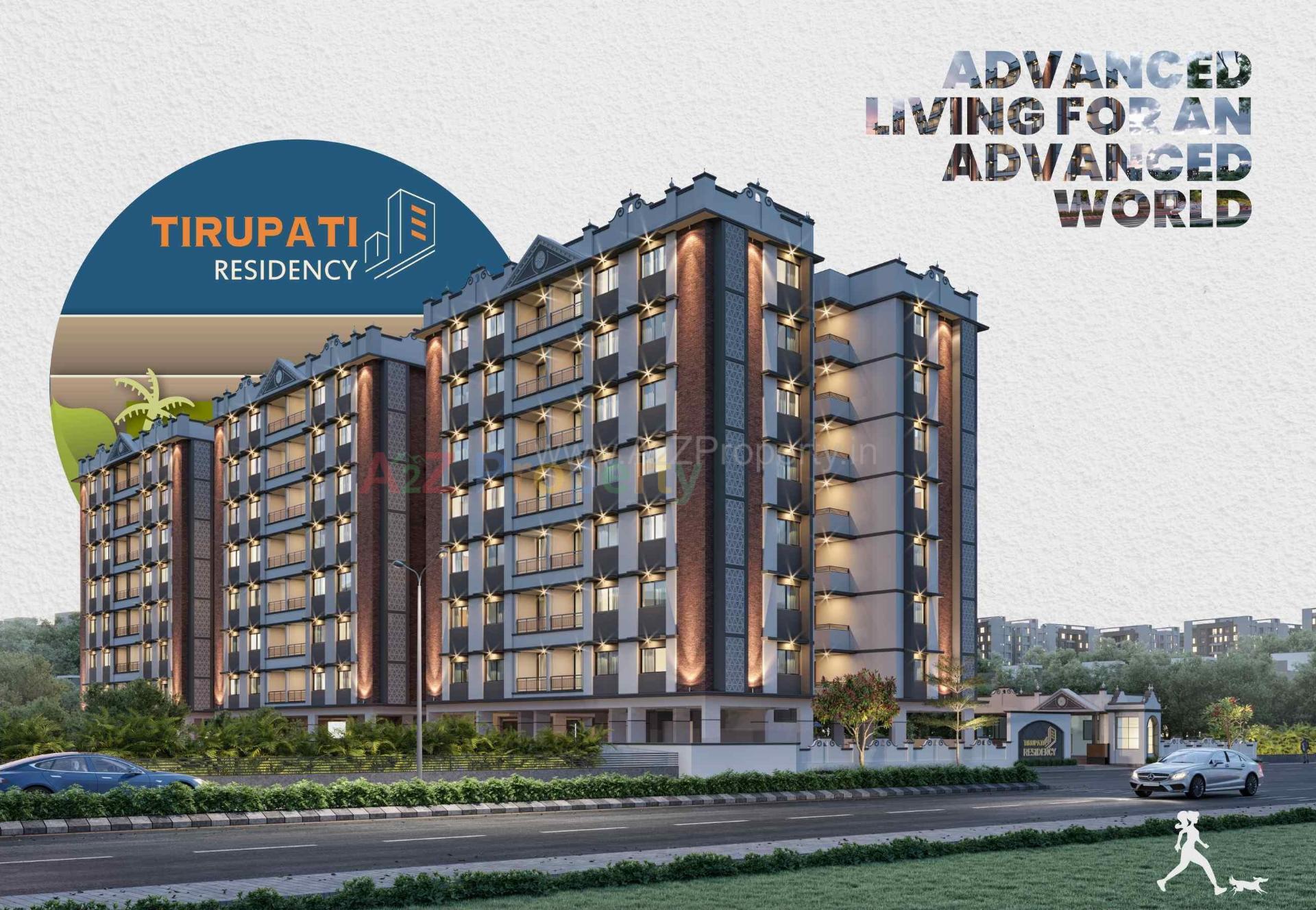 3D Elevation of real estate project Tirupati Residency located at Kathwada, Ahmedabad, Gujarat