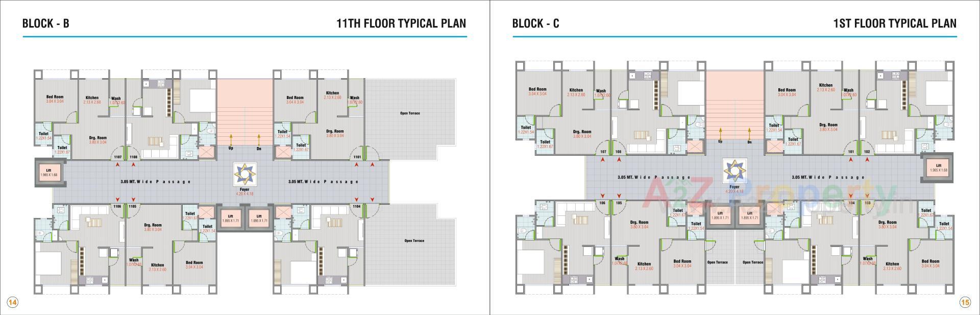Layout of real estate project Tirupati Tower located at Vatva, Ahmedabad, Gujarat