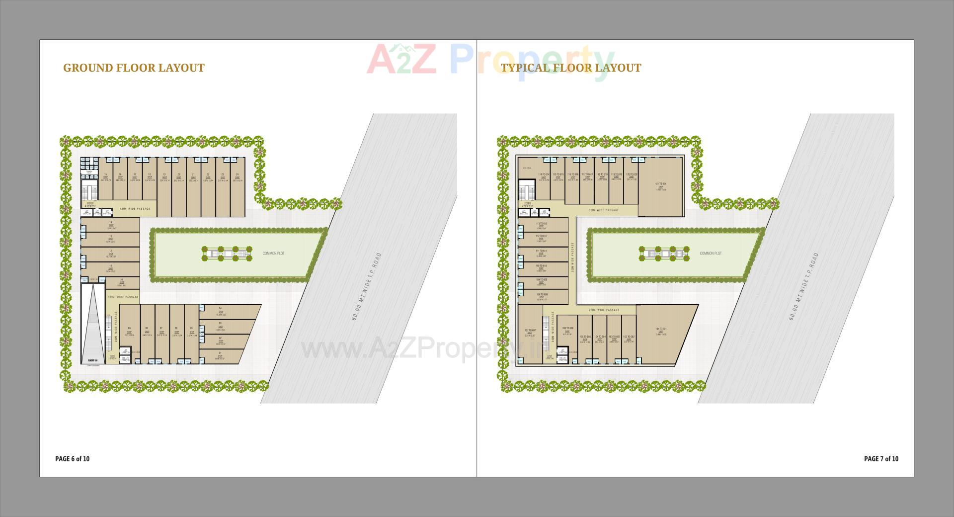 Layout of real estate project Titan Business Hub located at Ahmedabad, Ahmedabad, Gujarat