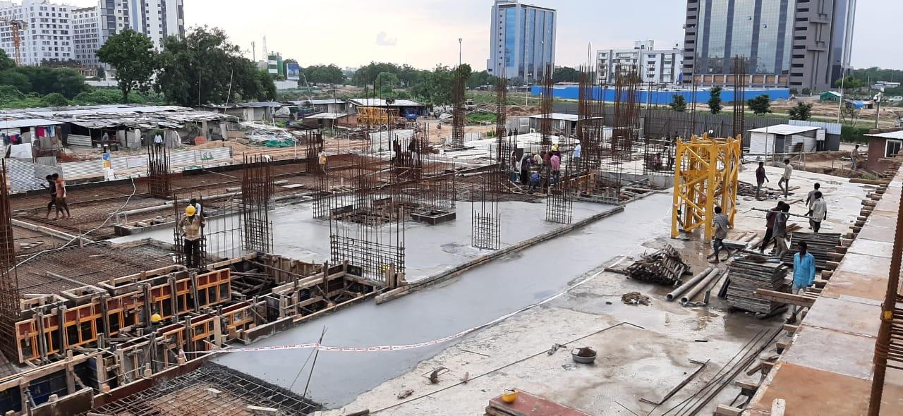 204015_const of real estate project Titanium Business Park located at Makarba, Ahmedabad, Gujarat