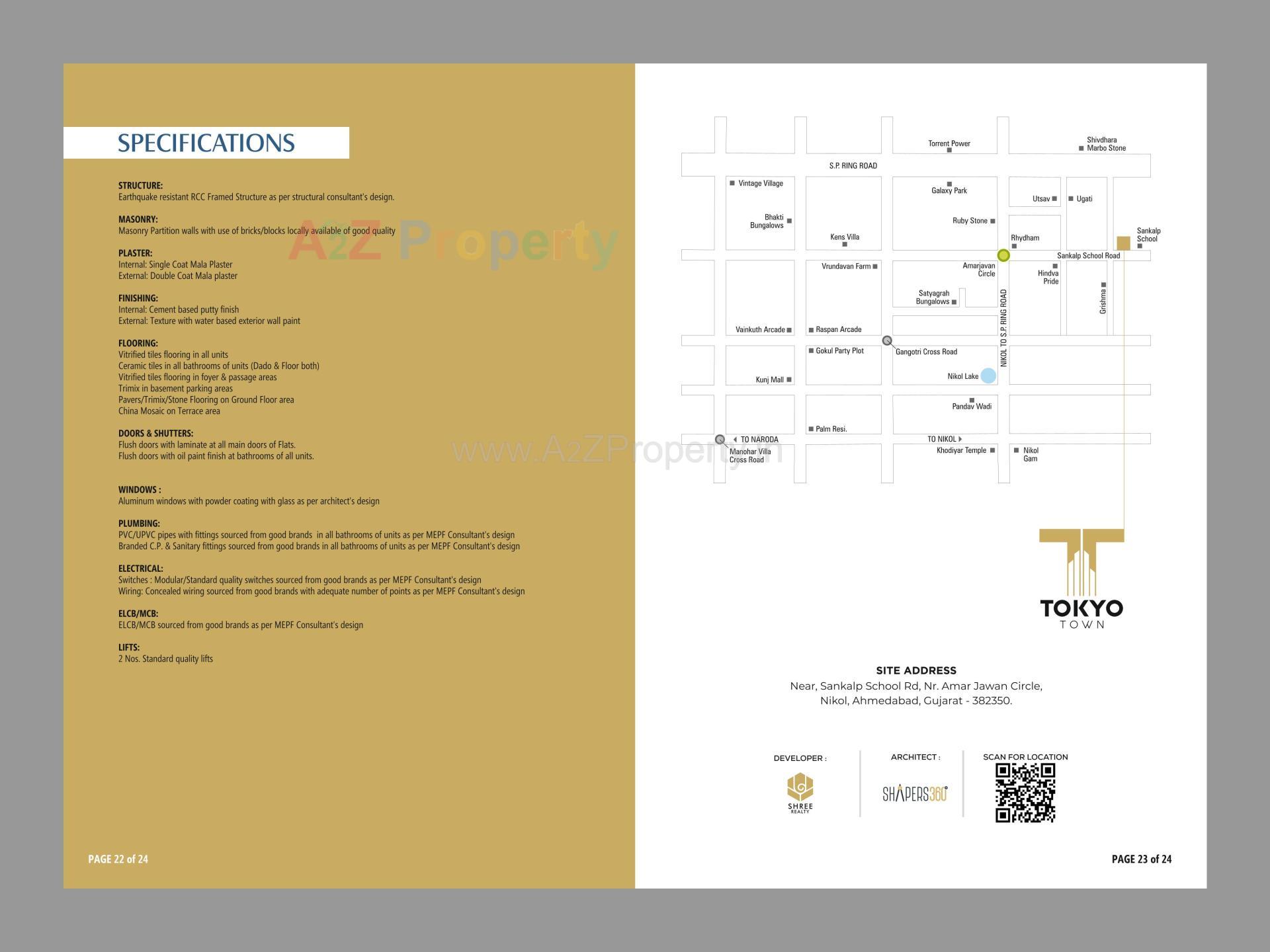  of real estate project Tokyo Town located at Nikol, Ahmedabad, Gujarat