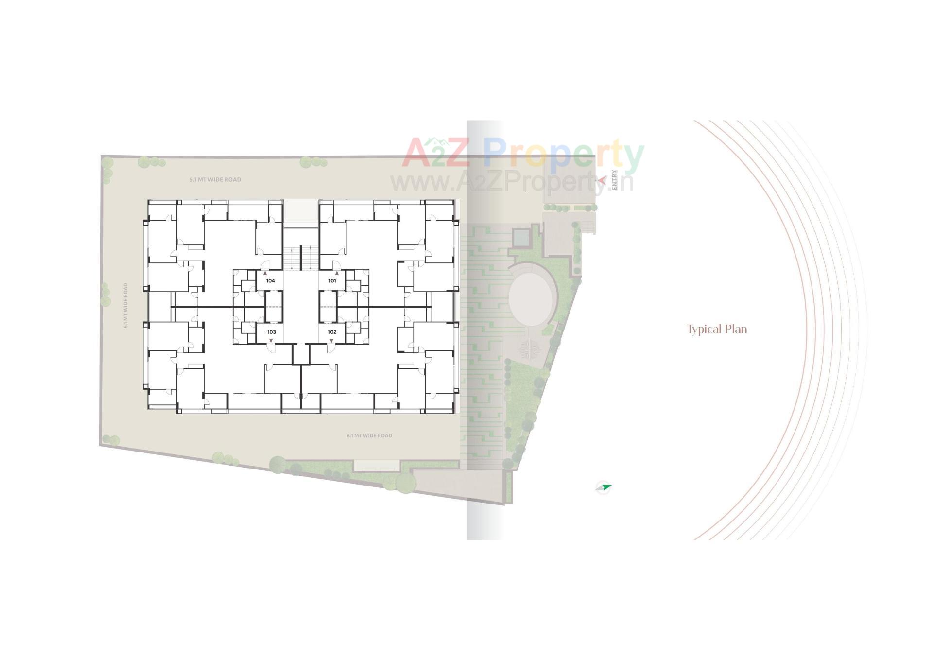 Layout of real estate project Tree Home located at Dariyapur--kazipur, Ahmedabad, Gujarat