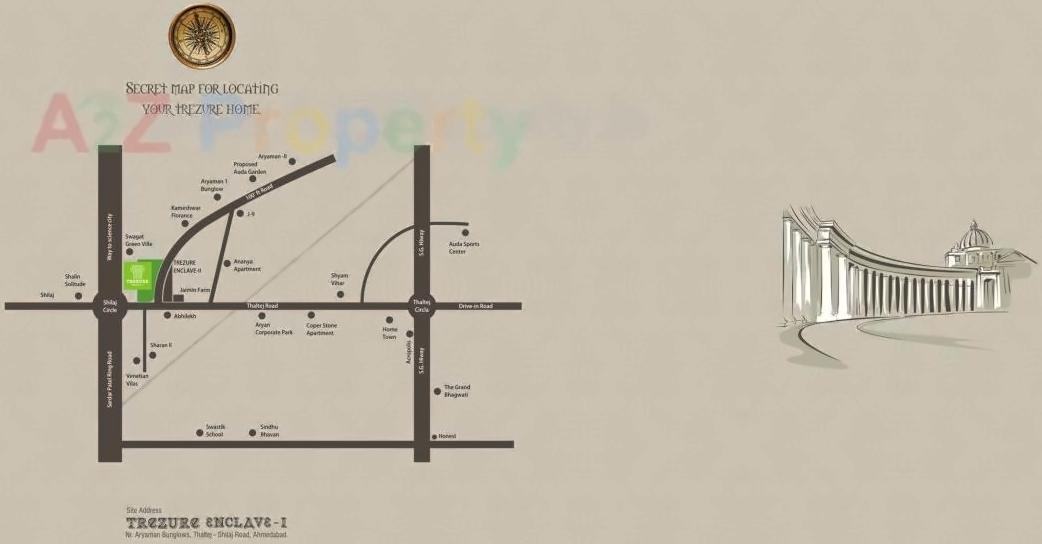  of real estate project Trezure Enclave located at Shilaj, Ahmedabad, Gujarat