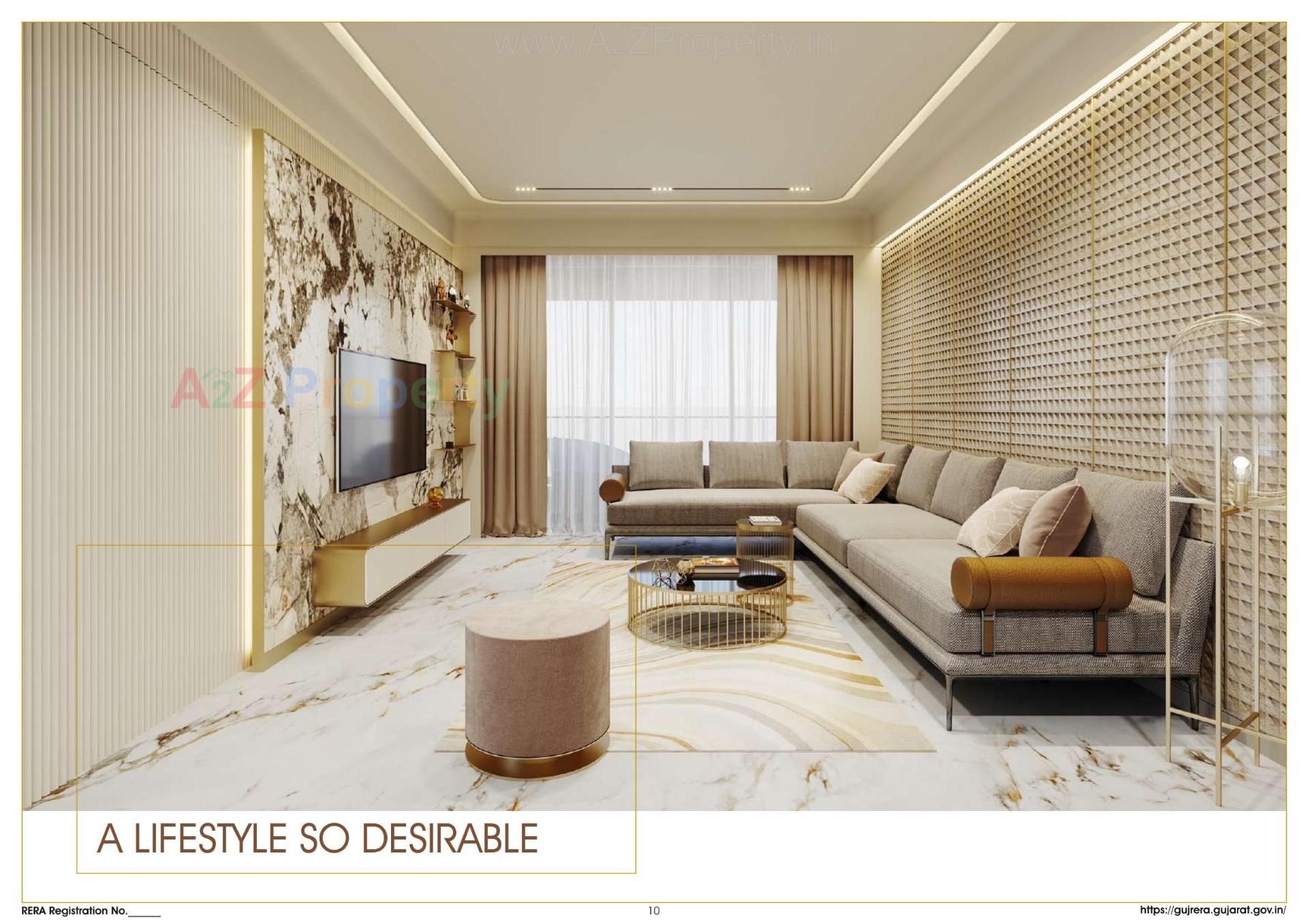 3D Elevation of real estate project Triveni 1five located at Vejalpur, Ahmedabad, Gujarat