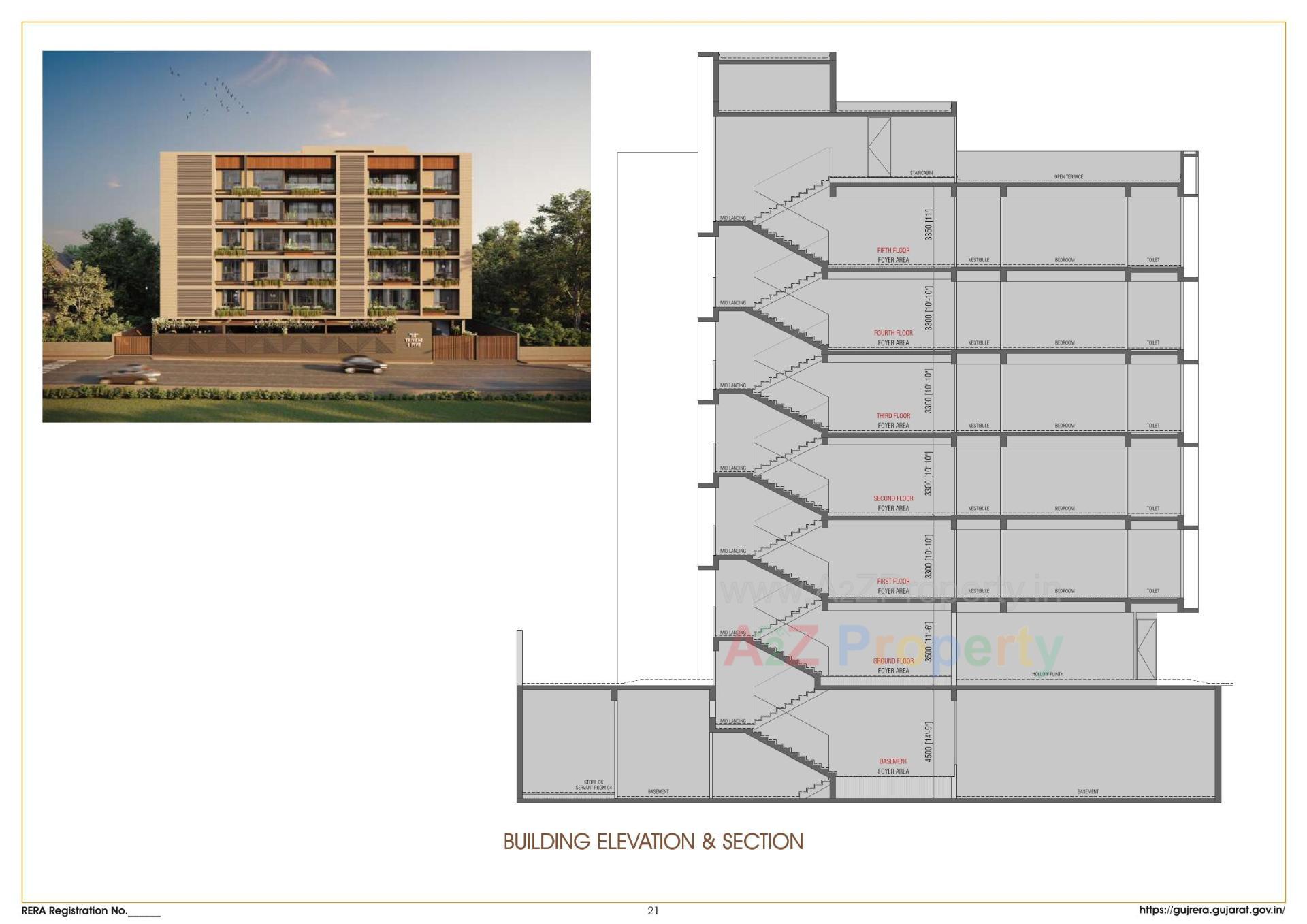  of real estate project Triveni 1five located at Vejalpur, Ahmedabad, Gujarat