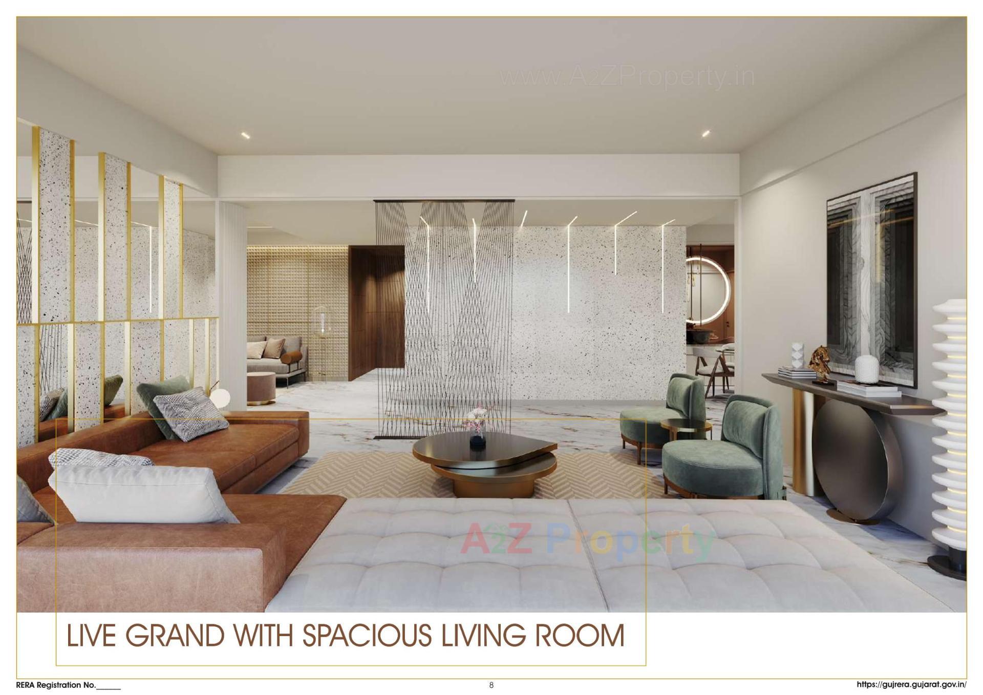 3D Elevation of real estate project Triveni 1five located at Vejalpur, Ahmedabad, Gujarat