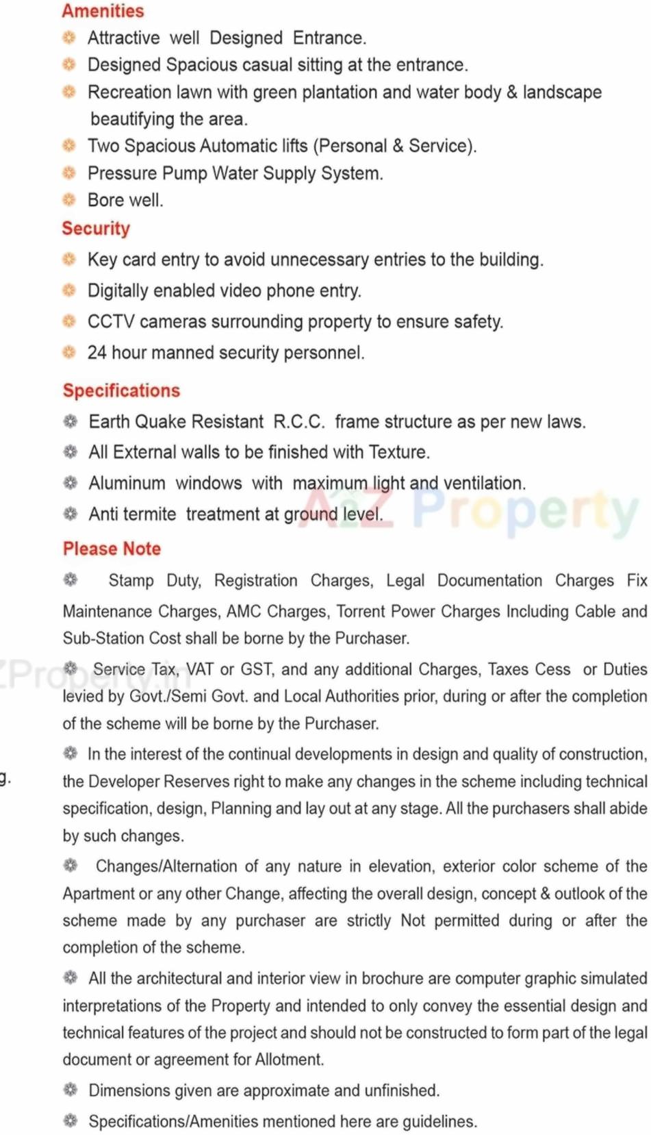 Project Specifications