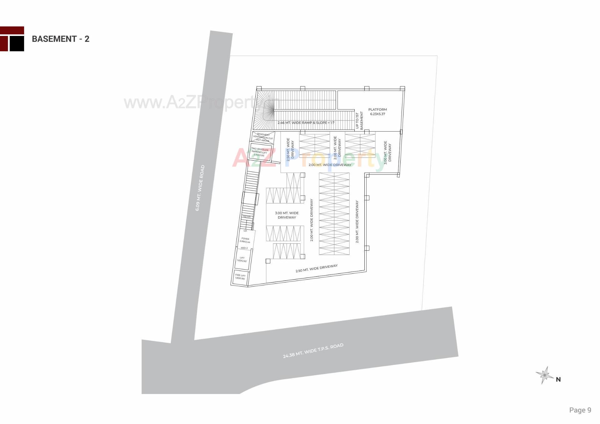 Layout of real estate project Trivia One located at Manipur, Ahmedabad, Gujarat