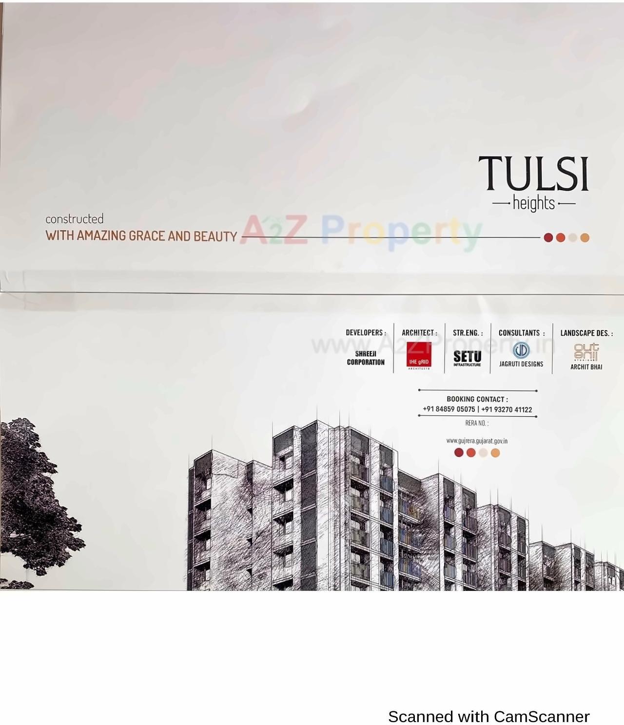  of real estate project Tulsi Heights located at Tragad, Ahmedabad, Gujarat