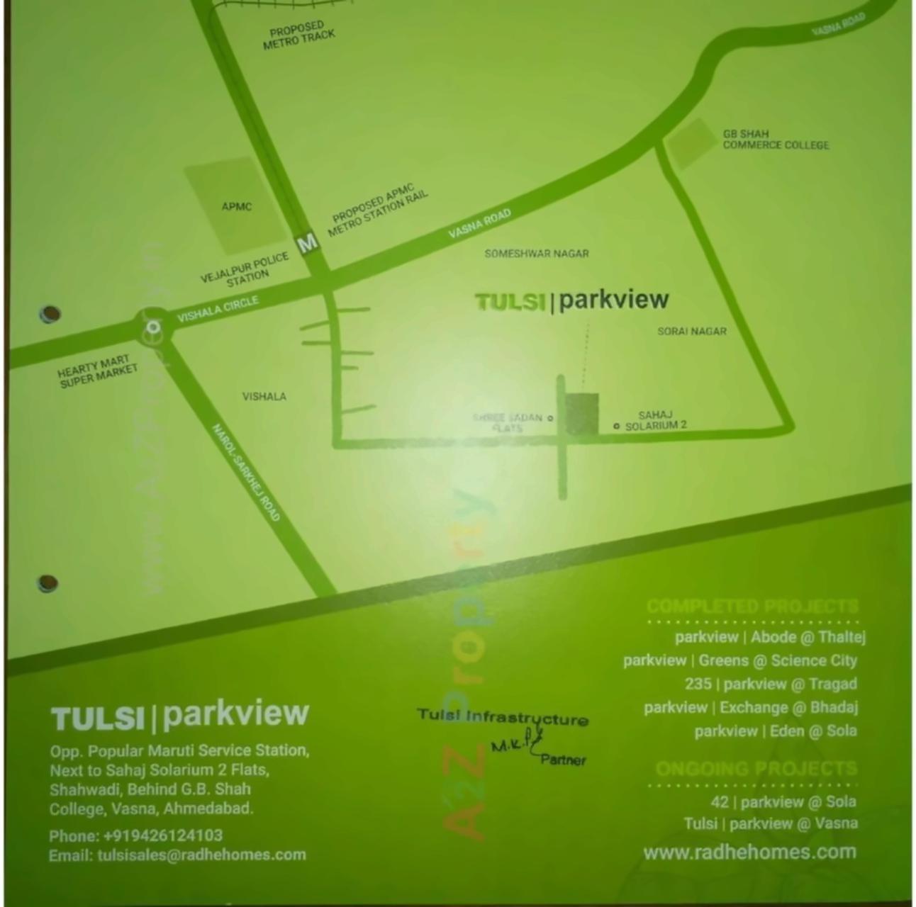  of real estate project Tulsi Parkview located at Shahwadi, Ahmedabad, Gujarat