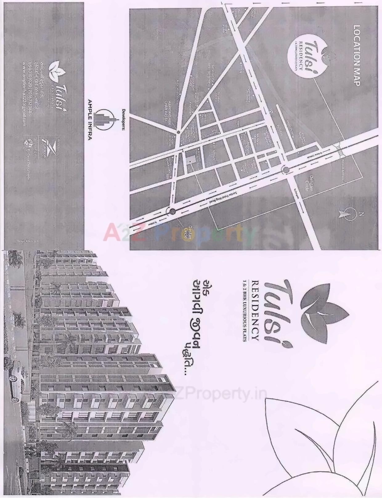  of real estate project Tulsi Residency located at Naroda, Ahmedabad, Gujarat