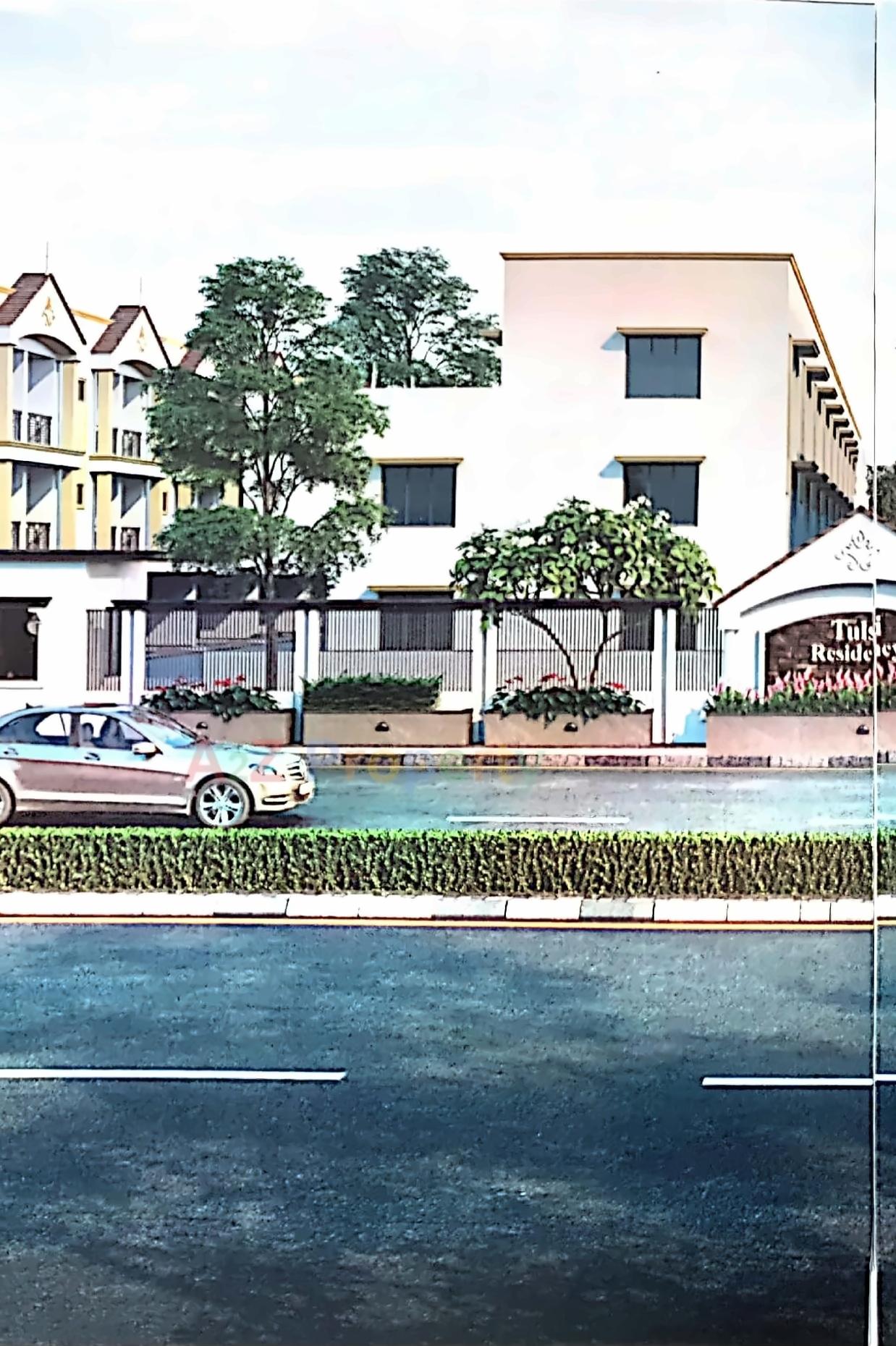 3D Elevation of real estate project Tulsi Residency located at Ahmedabad, Ahmedabad, Gujarat