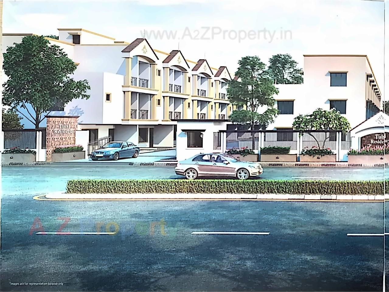 3D Elevation of real estate project Tulsi Residency located at Ahmedabad, Ahmedabad, Gujarat