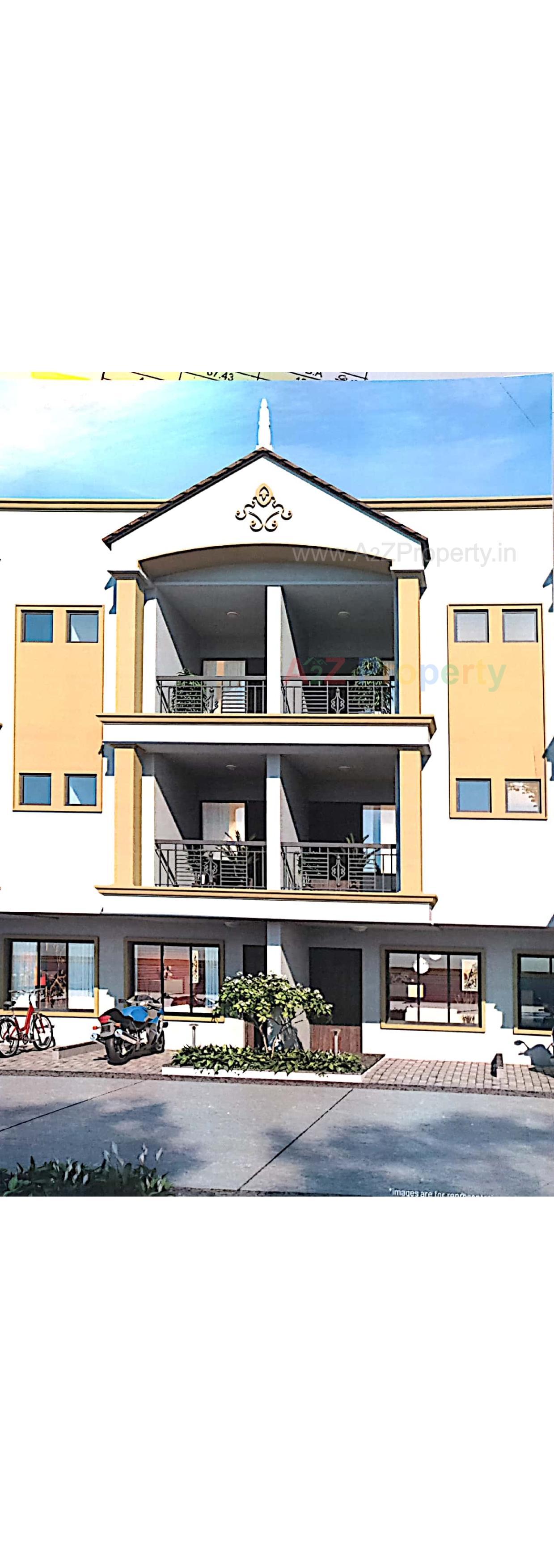 3D Elevation of real estate project Tulsi Residency located at Ahmedabad, Ahmedabad, Gujarat