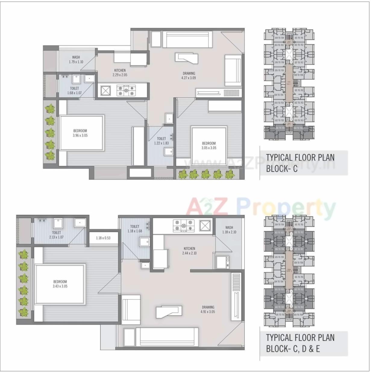 Layout of real estate project Tulsi Residency located at City, Ahmedabad, Gujarat
