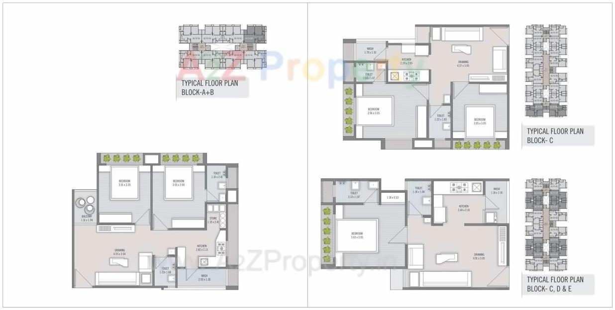 Layout of real estate project Tulsi Residency located at City, Ahmedabad, Gujarat