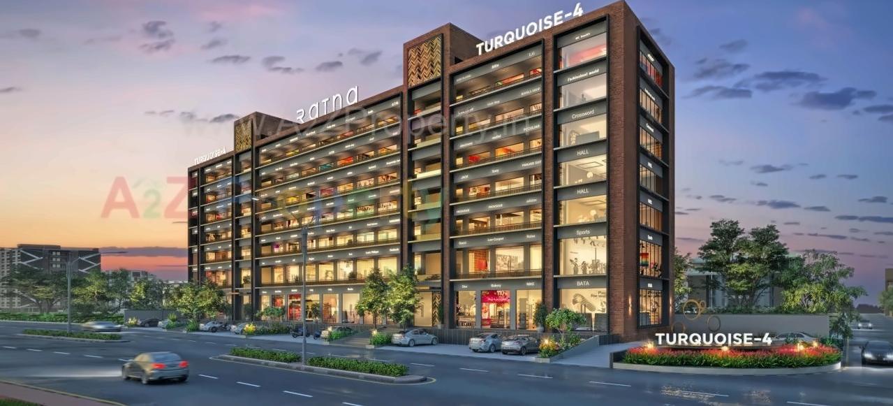3D Elevation of real estate project Turquoise located at Sarkhej, Ahmedabad, Gujarat