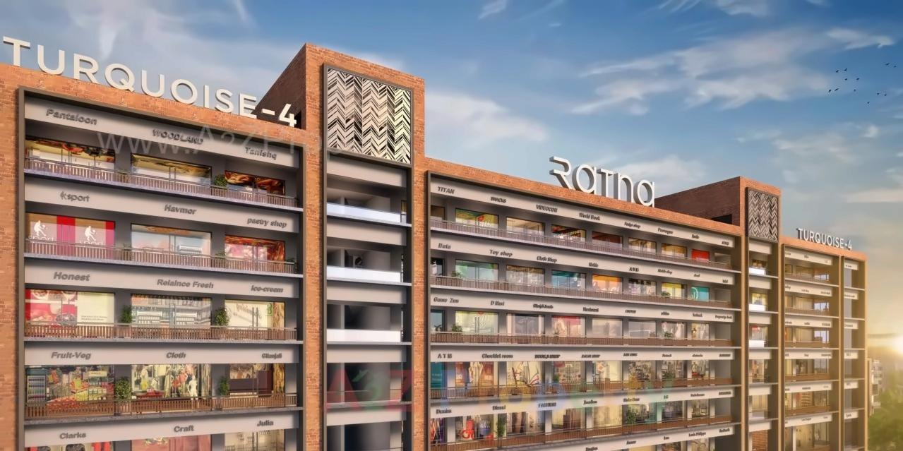 3D Elevation of real estate project Turquoise located at Sarkhej, Ahmedabad, Gujarat