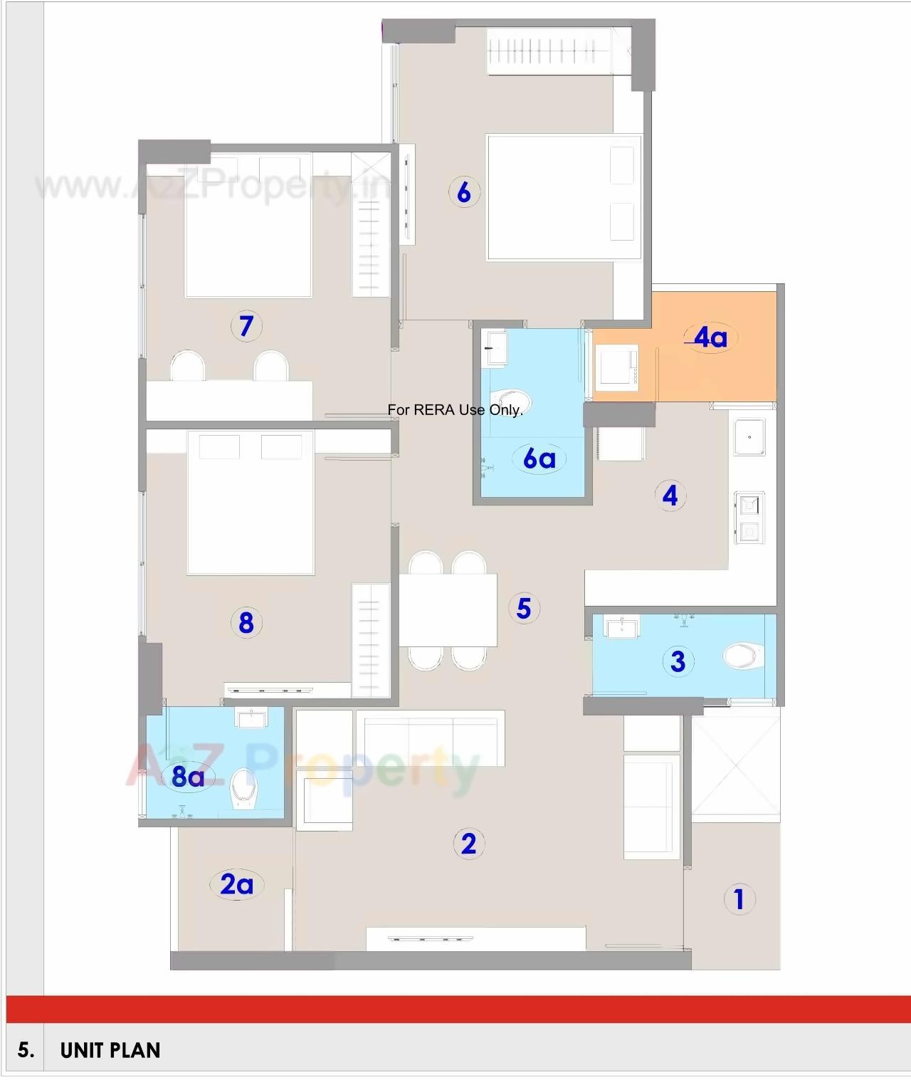Layout of real estate project Turquoise Blu located at Shela, Ahmedabad, Gujarat