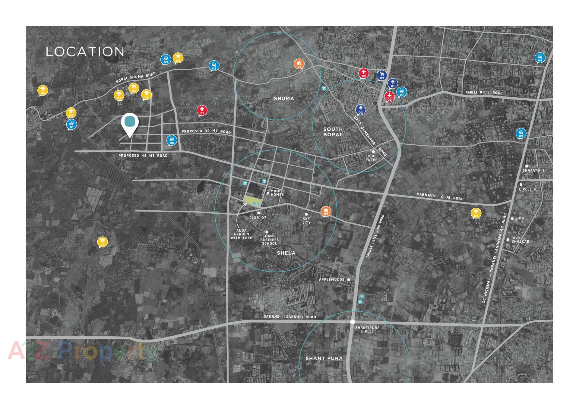  of real estate project Turquoise Grandeure located at Godhavi, Ahmedabad, Gujarat