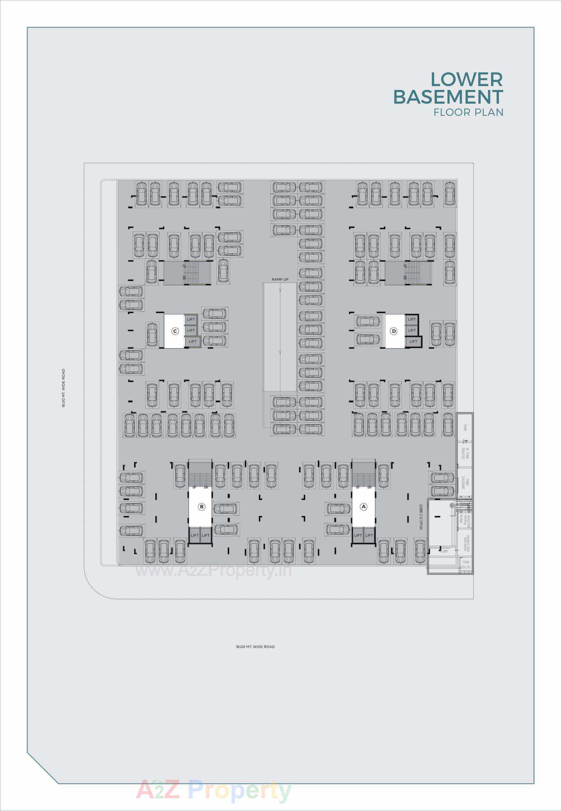 Layout of real estate project Turquoise Greenz located at Shela, Ahmedabad, Gujarat