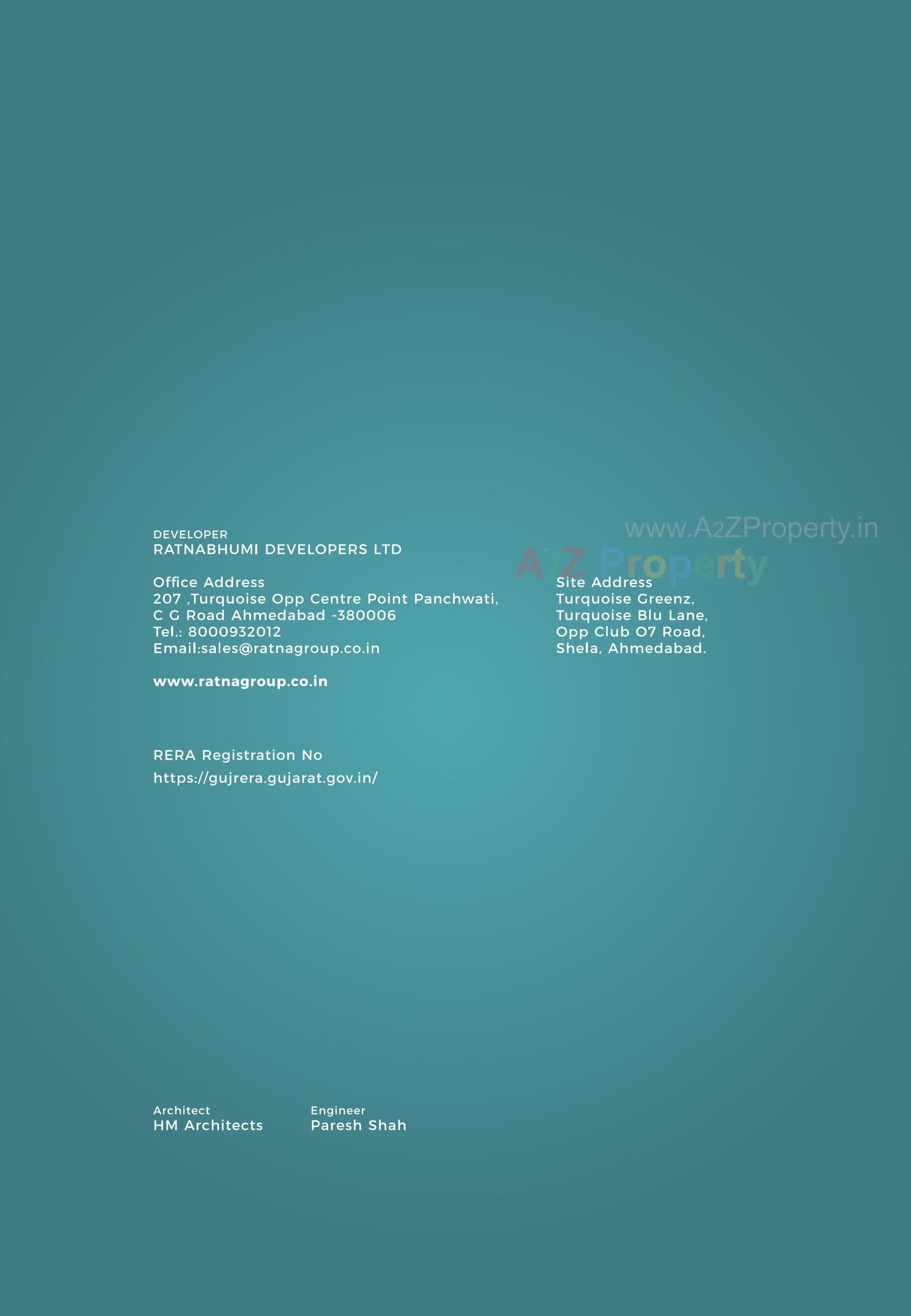  of real estate project Turquoise Greenz located at Shela, Ahmedabad, Gujarat