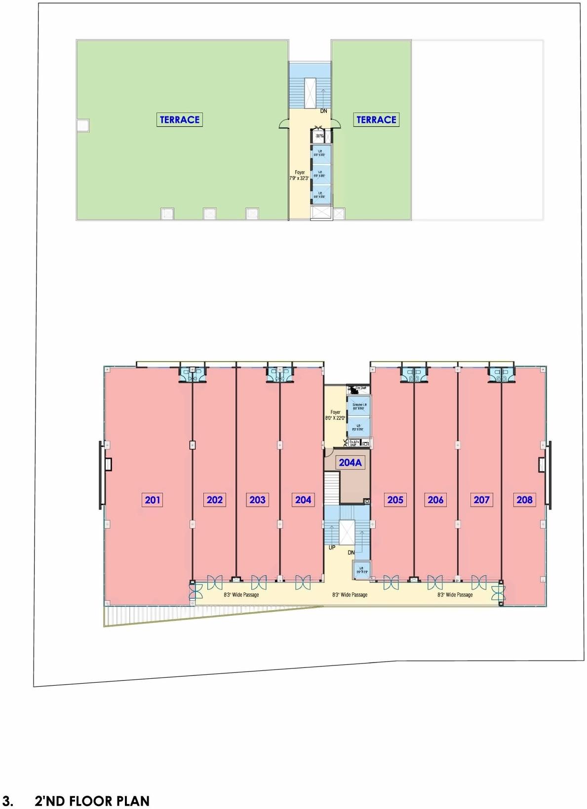 Layout of real estate project Turquoise located at Bopal, Ahmedabad, Gujarat