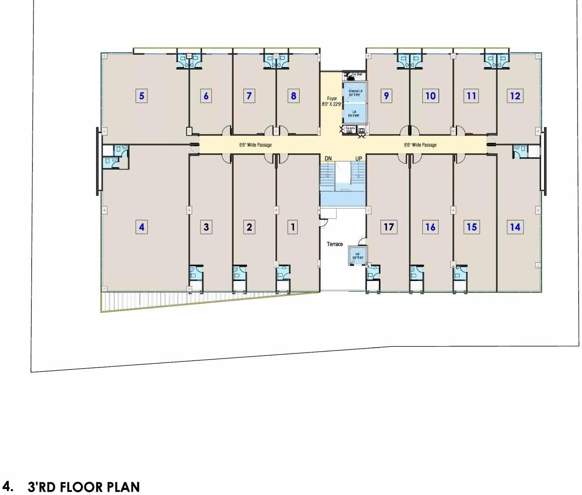 Layout of real estate project Turquoise located at Bopal, Ahmedabad, Gujarat