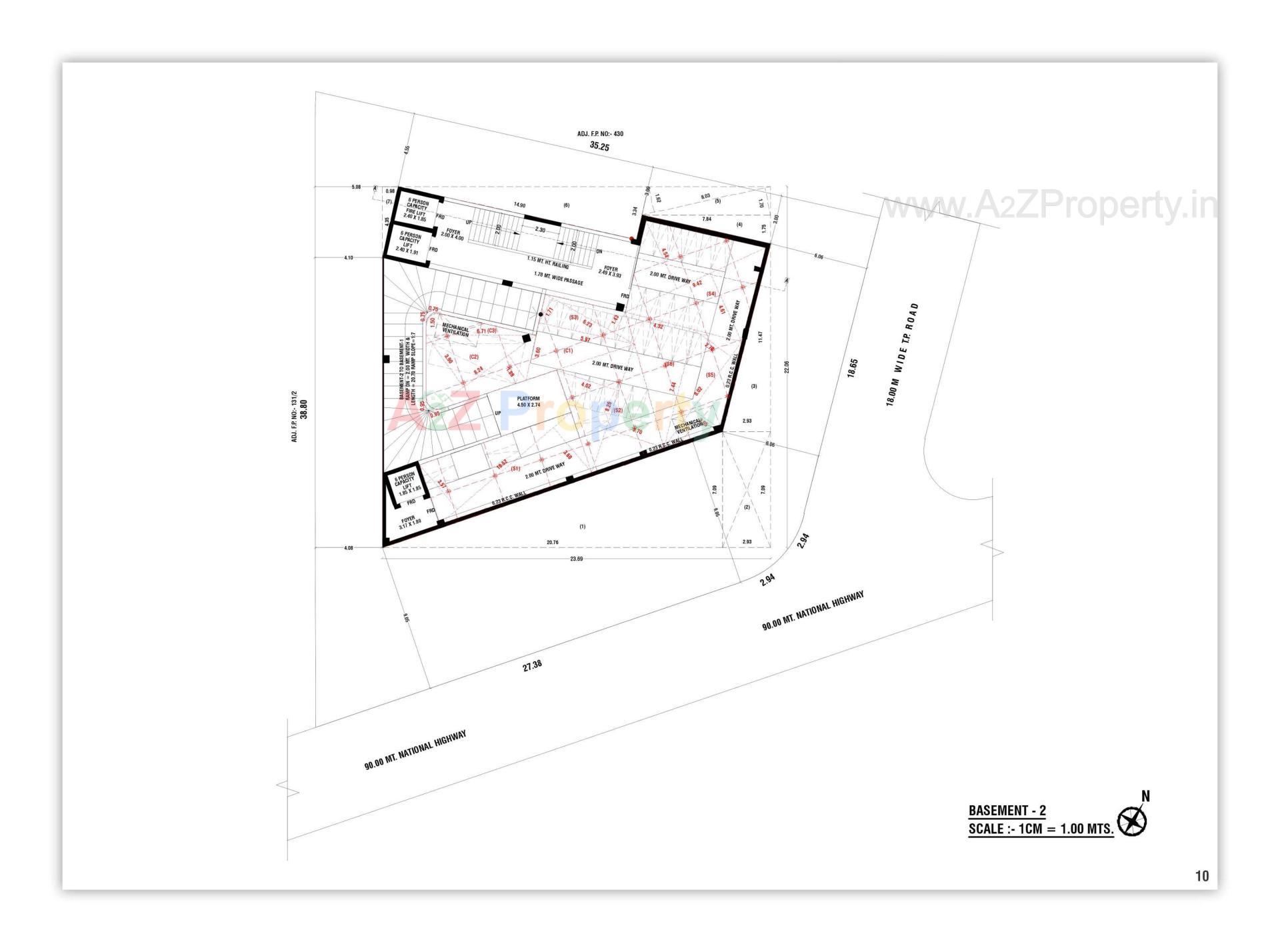 Layout of real estate project Ud located at Motera, Ahmedabad, Gujarat